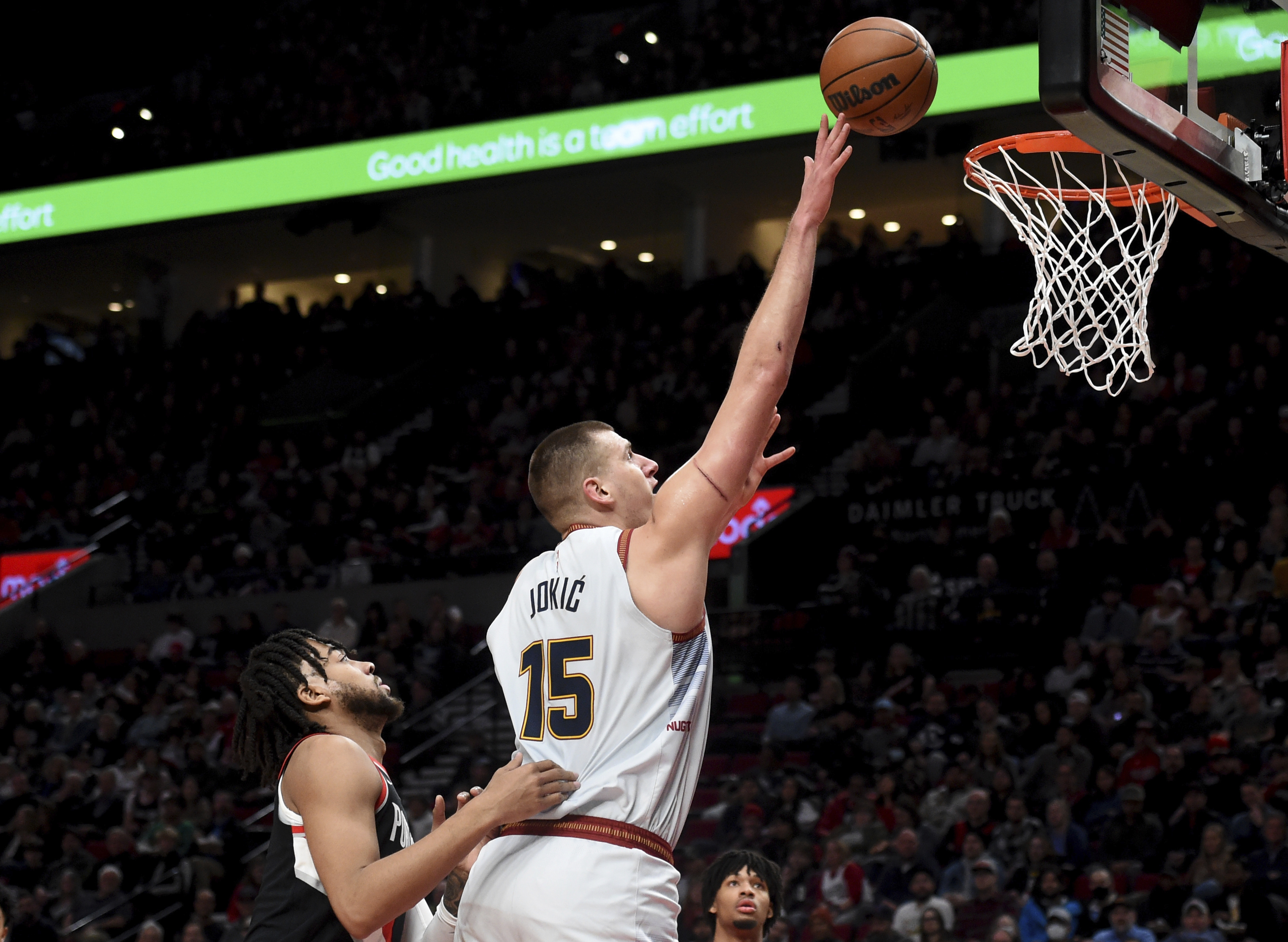 Nuggets Trail Blazers Basketball