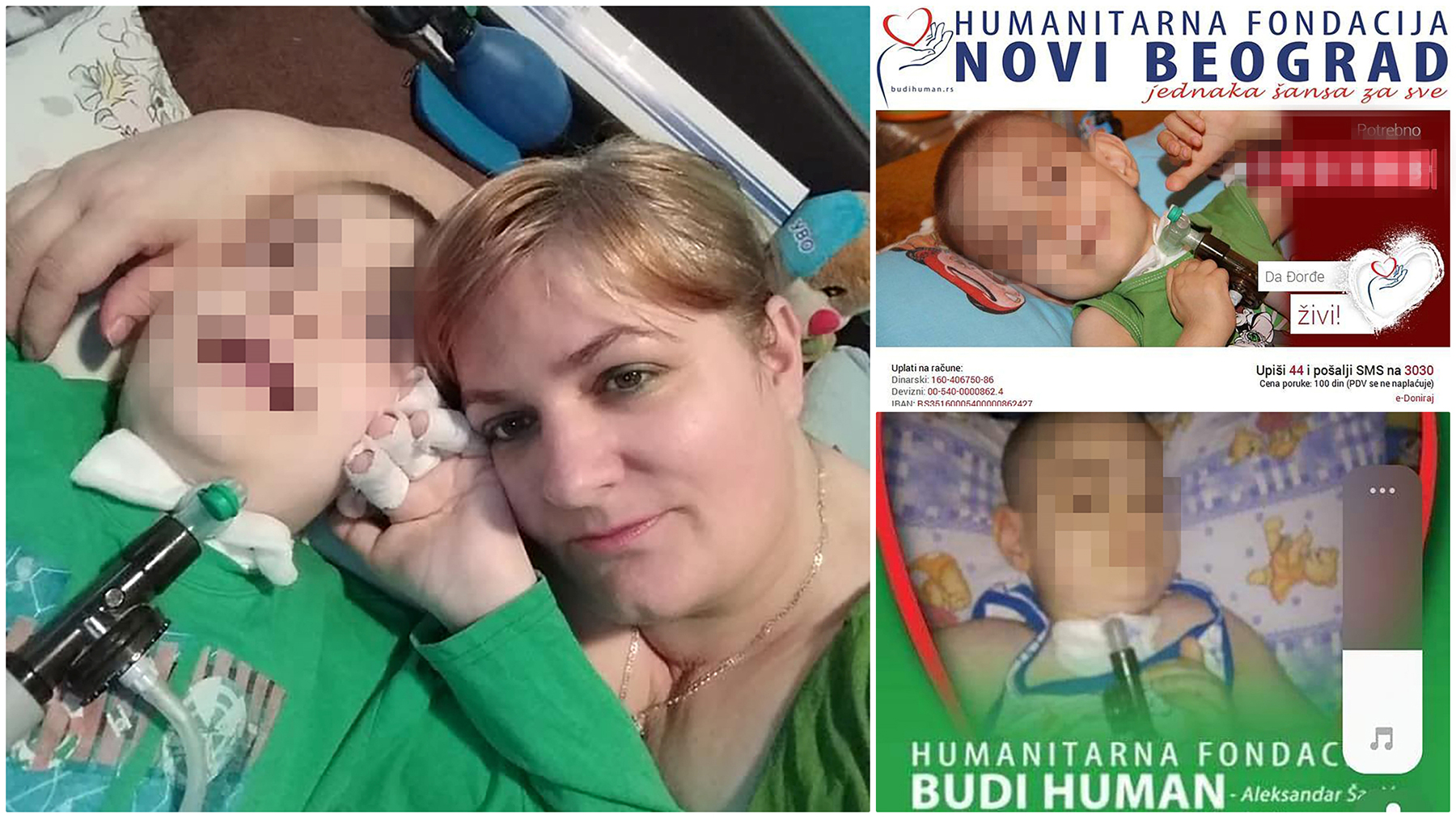 djordje  Sakupljaju novac za dete koje je preminulo, ispovest majke Snežana Bajić