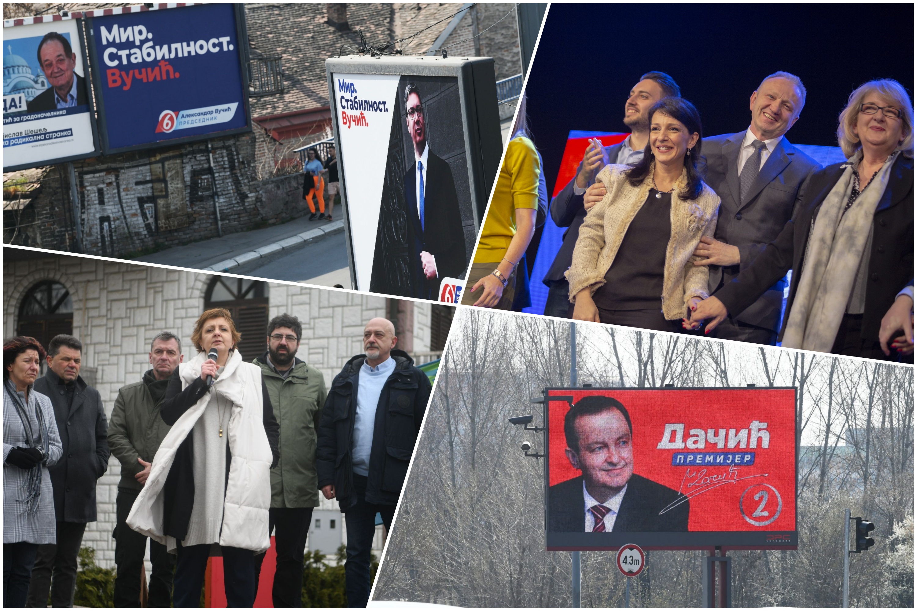 Kampanja, kampanje, izbori. SNS i Vučić, Ujedinjeni za pobedu Srbije (Marinika Đilas, Jeremić, Lutovac..), Moramo, SPS i Ivica Dačić, kombo