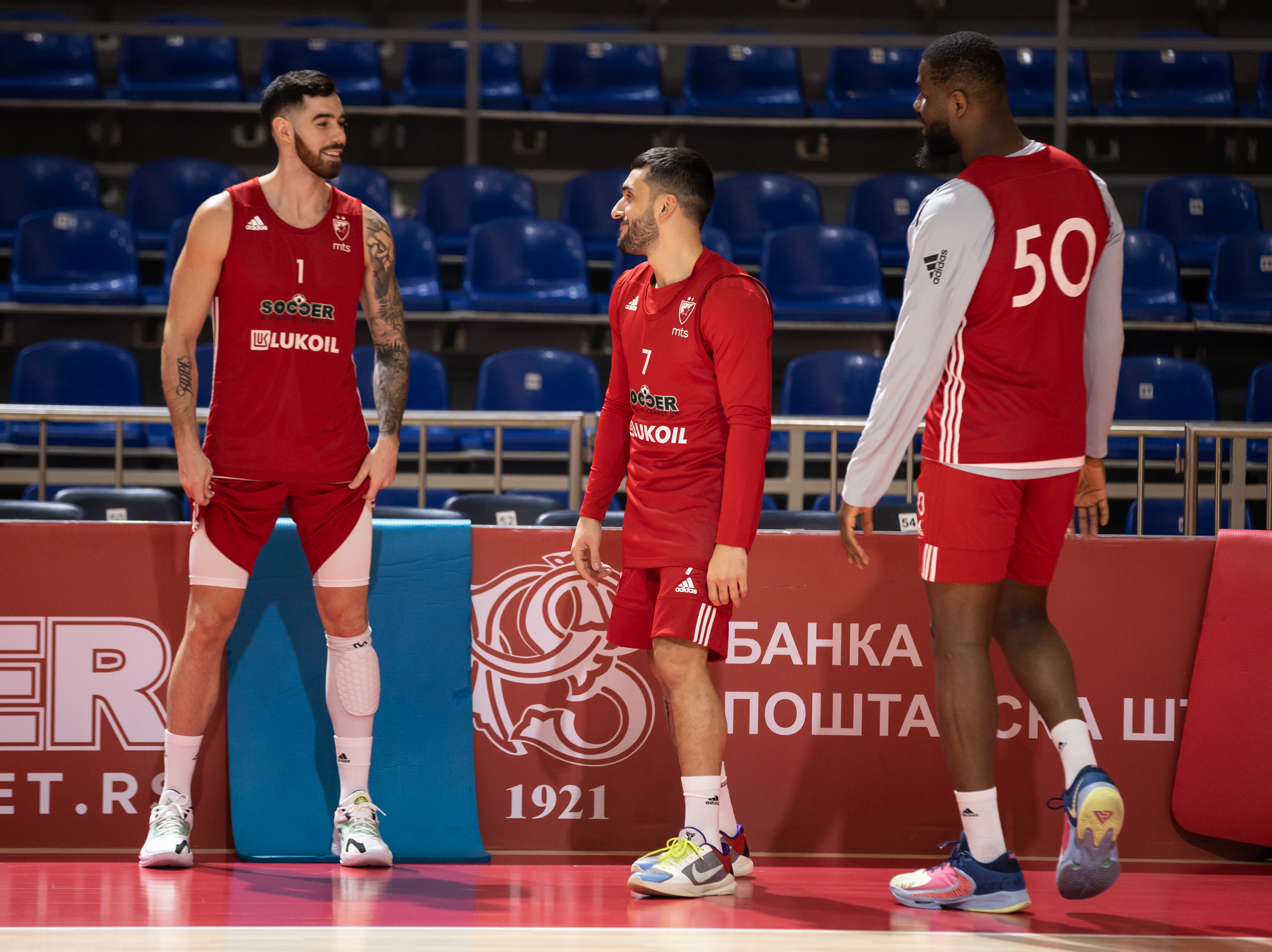 Facundo Campazzo  during the training session of KK Crvena Zvezda at Aleksandar Nikolic Hall on December 20, 2022 in Belgrade, Serbia. (Photo by Srdjan Stevanovic/Starsport.rs ©)