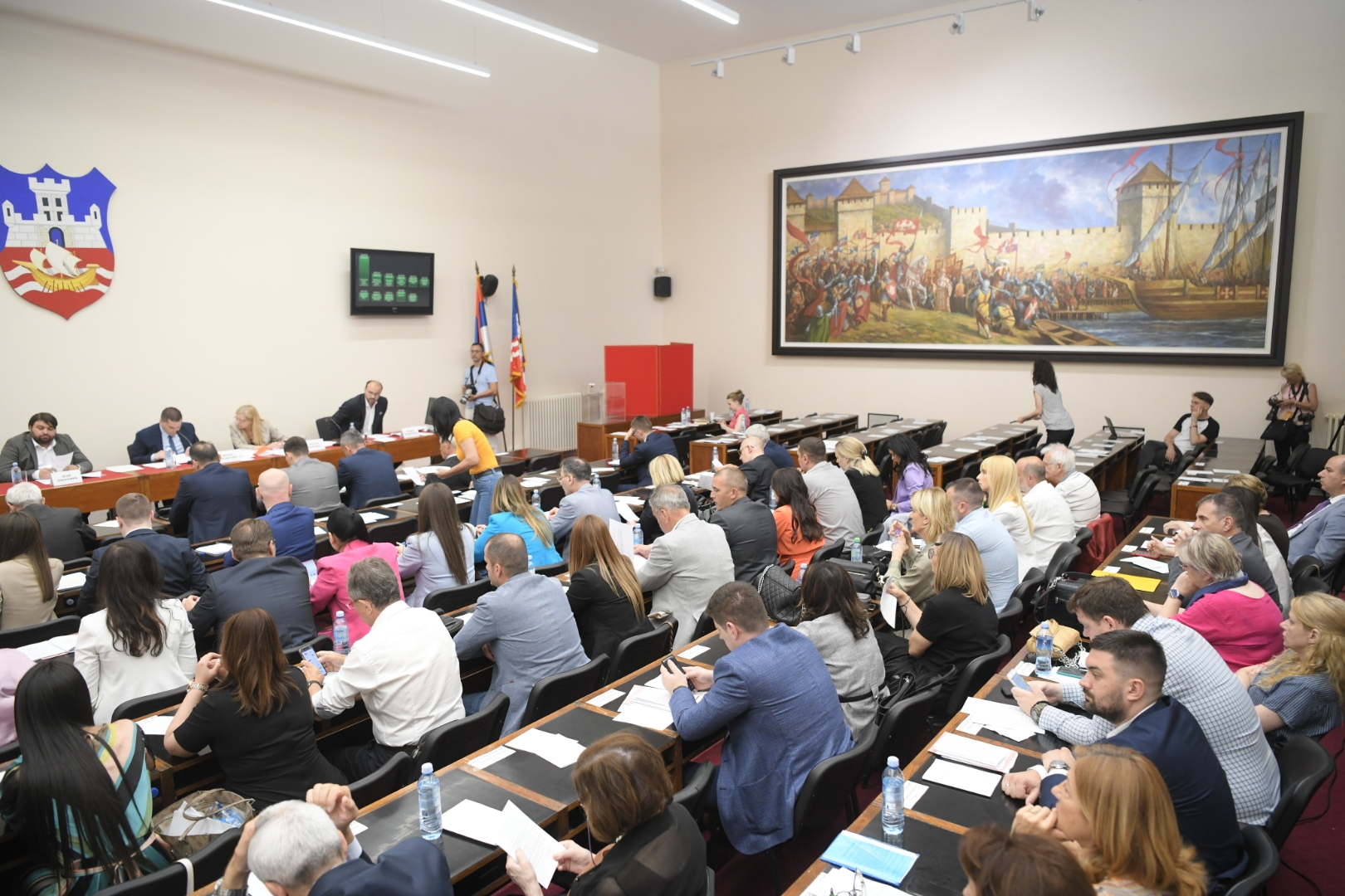 Beograd 20. jun 2022. Skupstina grada Beograda, sednica, glasanje za gradonacelnika Beografda Foto:Dragan Mujan/Nova.rs