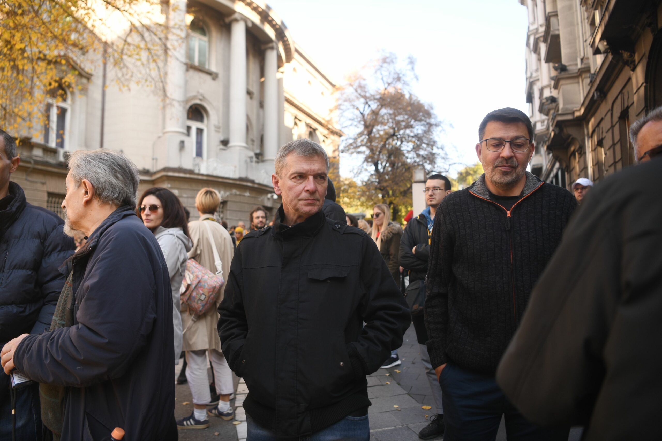 Beograd, 13.11.2022. Protest, Predsedništvo,  protest protiv zagađenja ispred Predsedništva: Samo sloga od smoga spasava Foto: Filip Krainčanić/Nova.rs