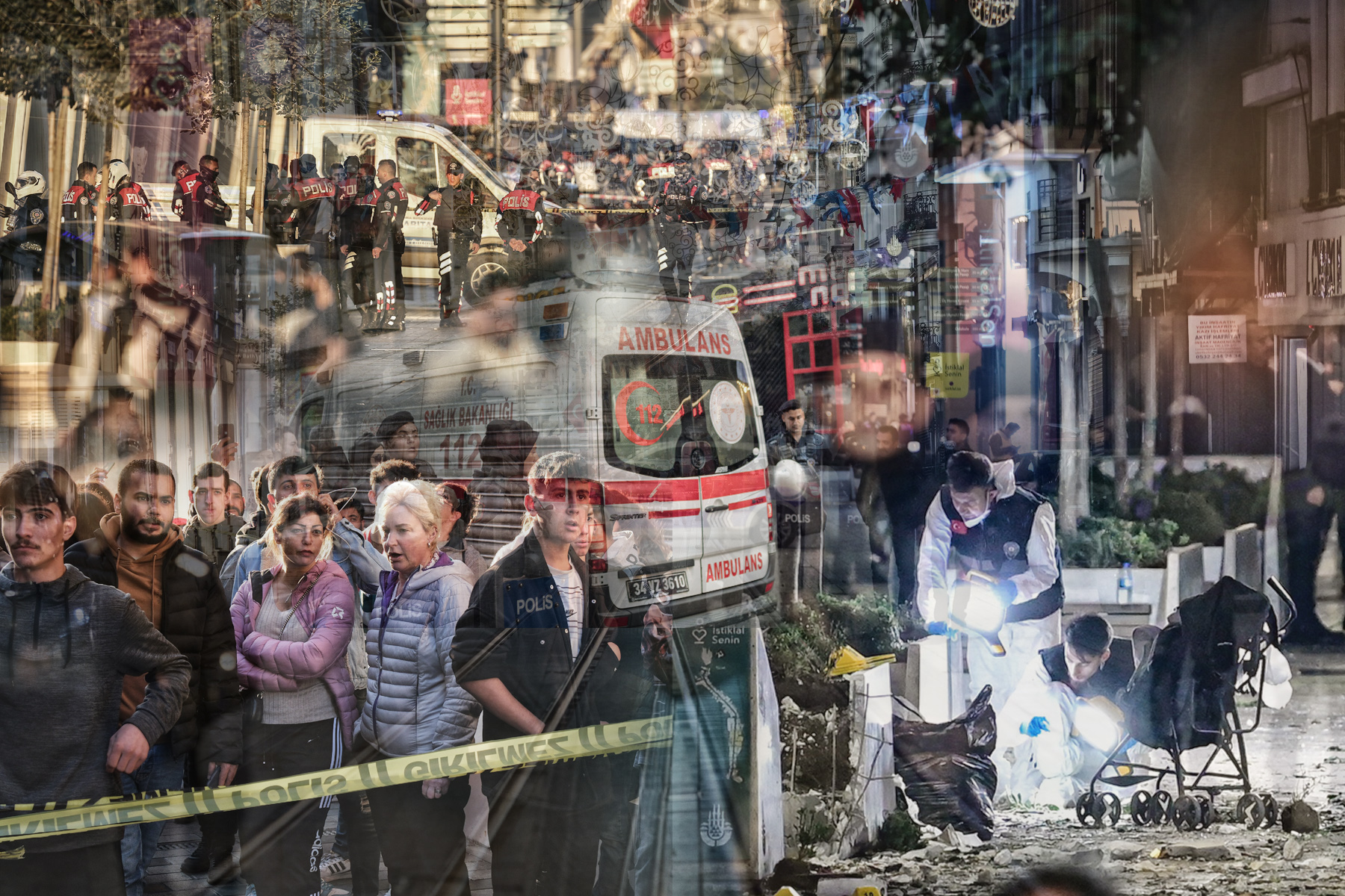 Explosion in Istanbul, Turkey - 13 Nov 2022