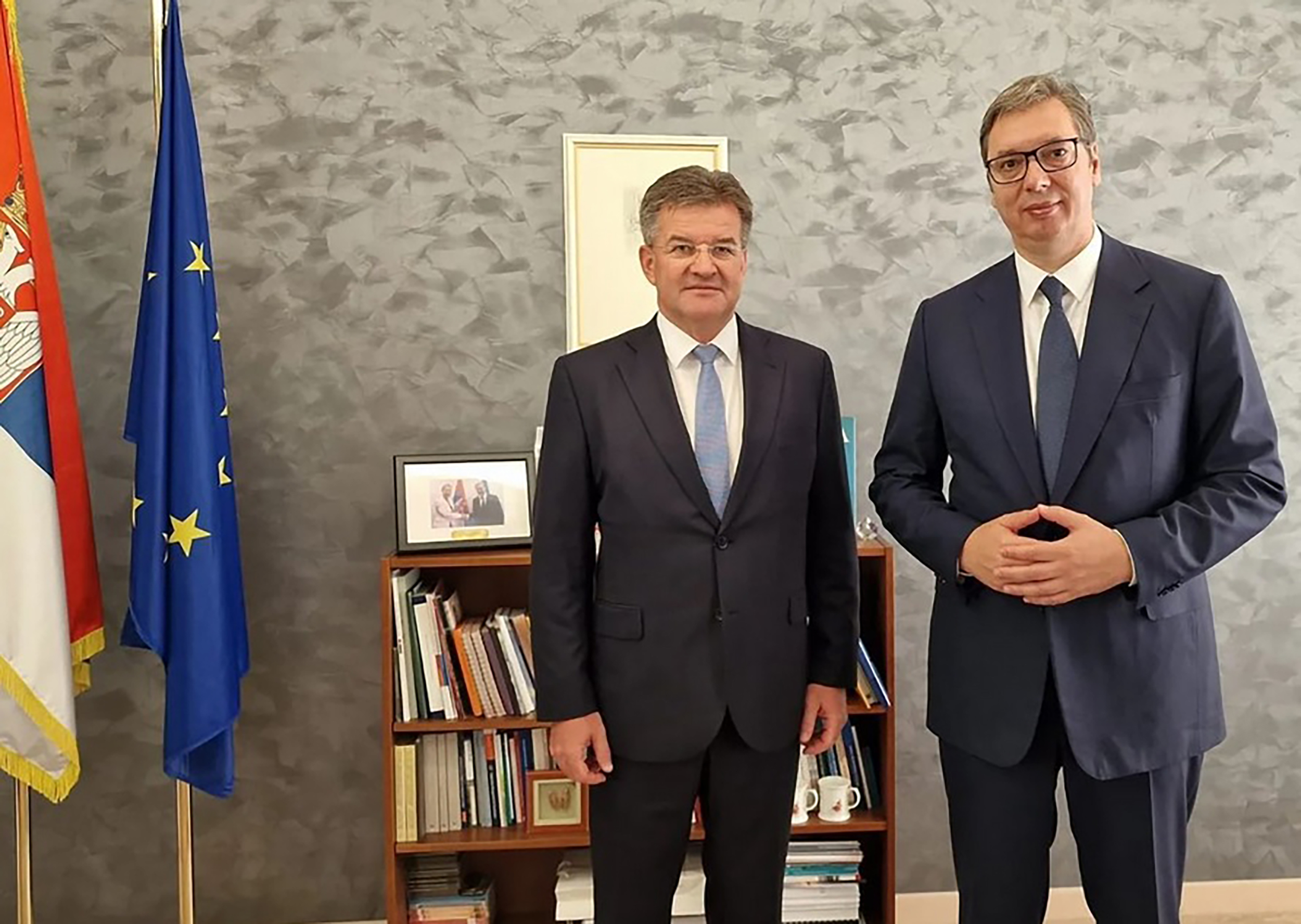 Miroslav Lajčak i Aleksandar Vučić