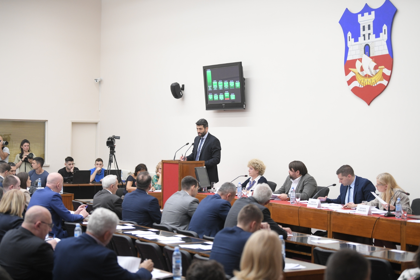 Beograd 20. jun 2022. Skupstina grada Beograda, sednica, glasanje za gradonacelnika Beografda Foto:Dragan Mujan/Nova.rs