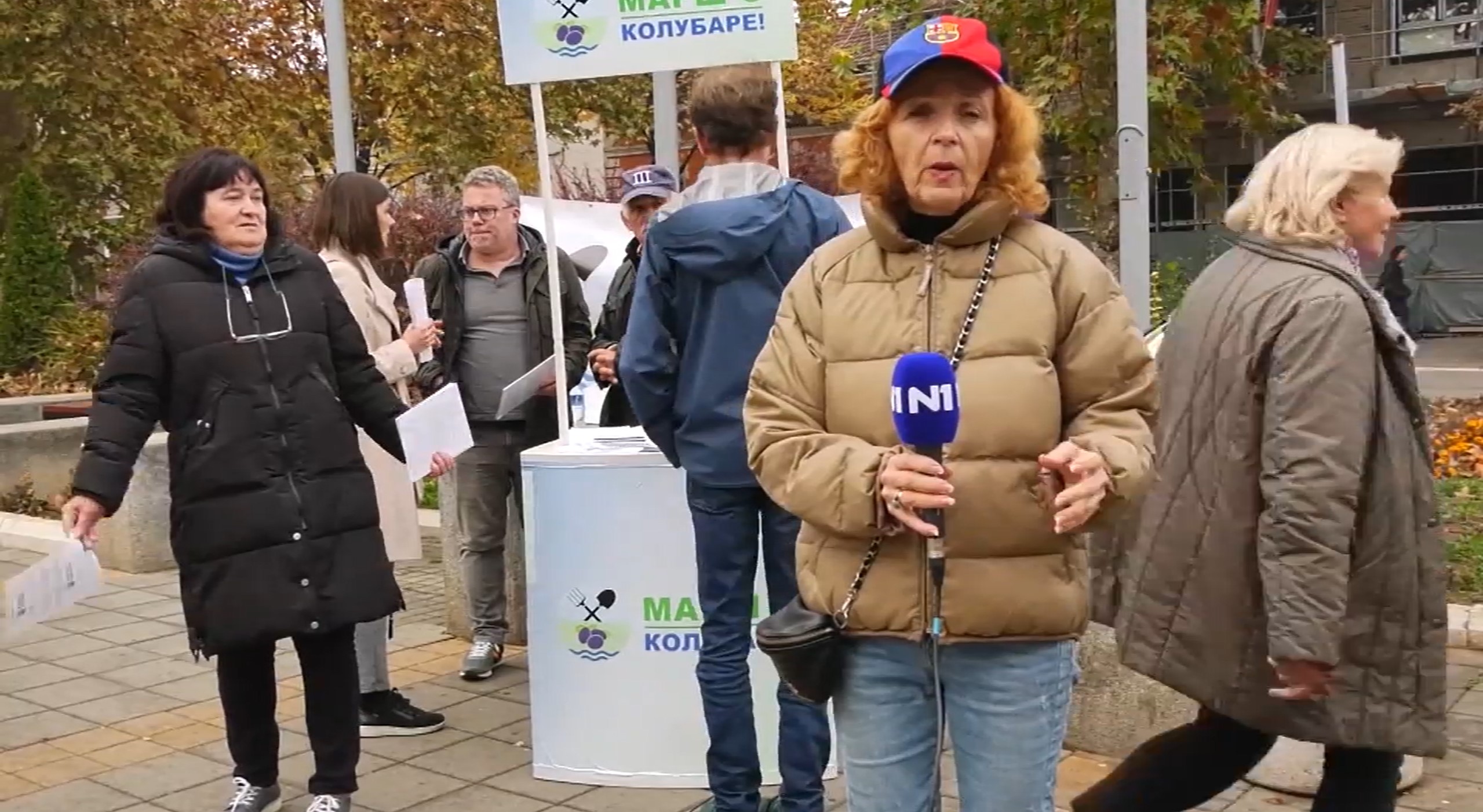 Narodni pokret "Marš s Kolubare" u sredu je u Valjevu organizovao celodnevnu ekološku akciju simbolično nazvanu "Druga Kolubarska bitka protiv Euro Litijuma".