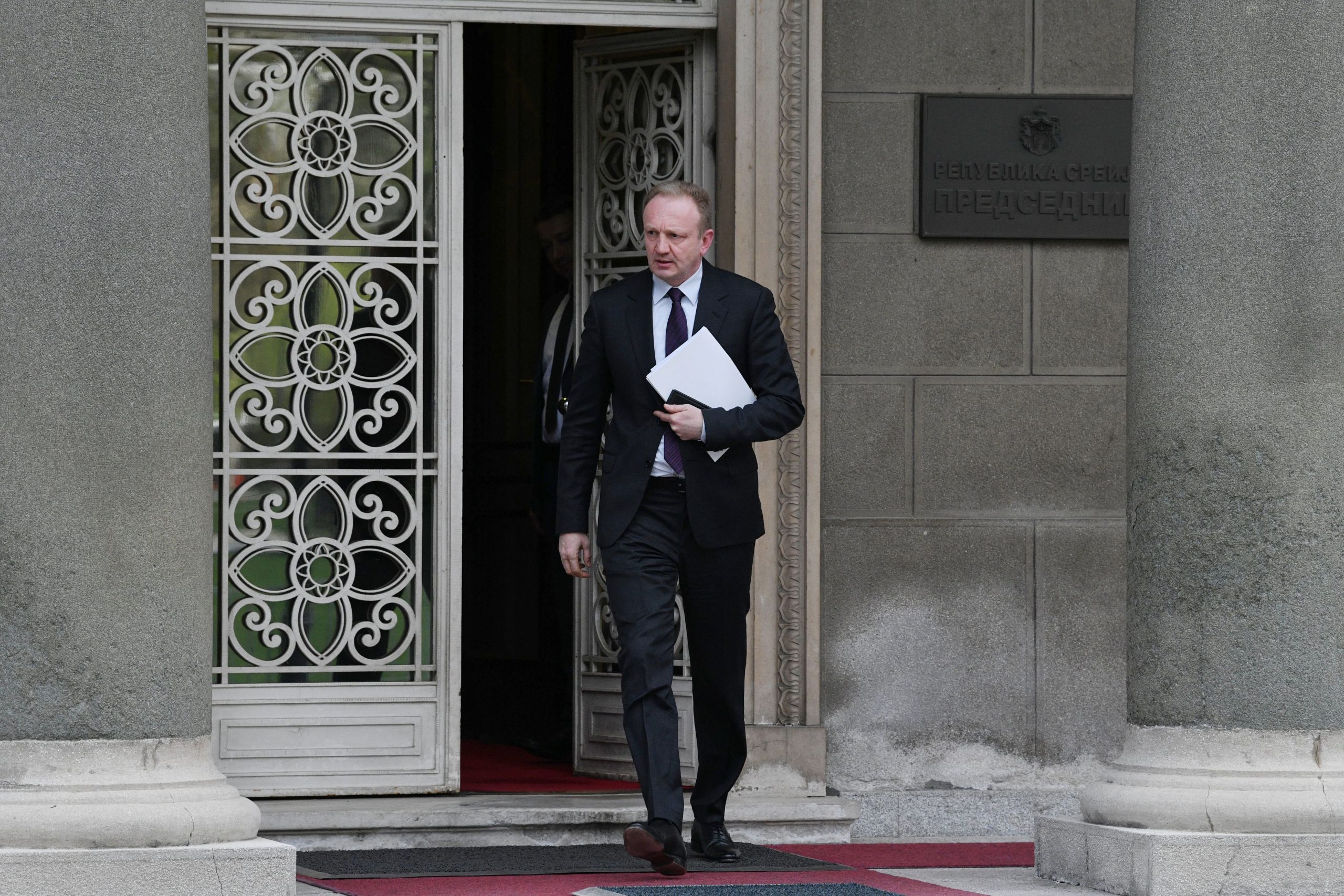 Beograd 11.04.2022. Dragan Đilas, Djilas, Andrićev venac, predsednistvo, sastanak sa Aleksandrom Vucicem Foto: Filip Krainčanić/Nova.rs