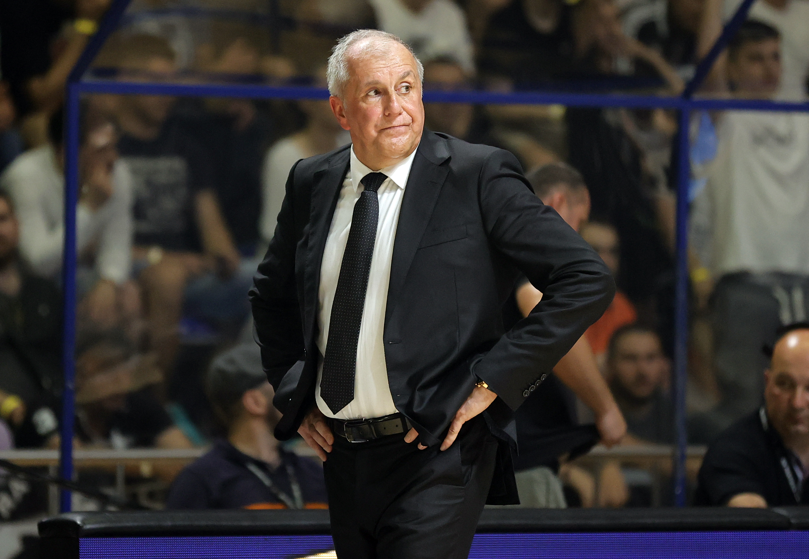 head coach Zeljko Obradovic Partizan -  Crvena Zvezda ABA Liga Beograd, Srbija 1.6.2022.  photo: Pedja Milosavljevic/STARSPORT