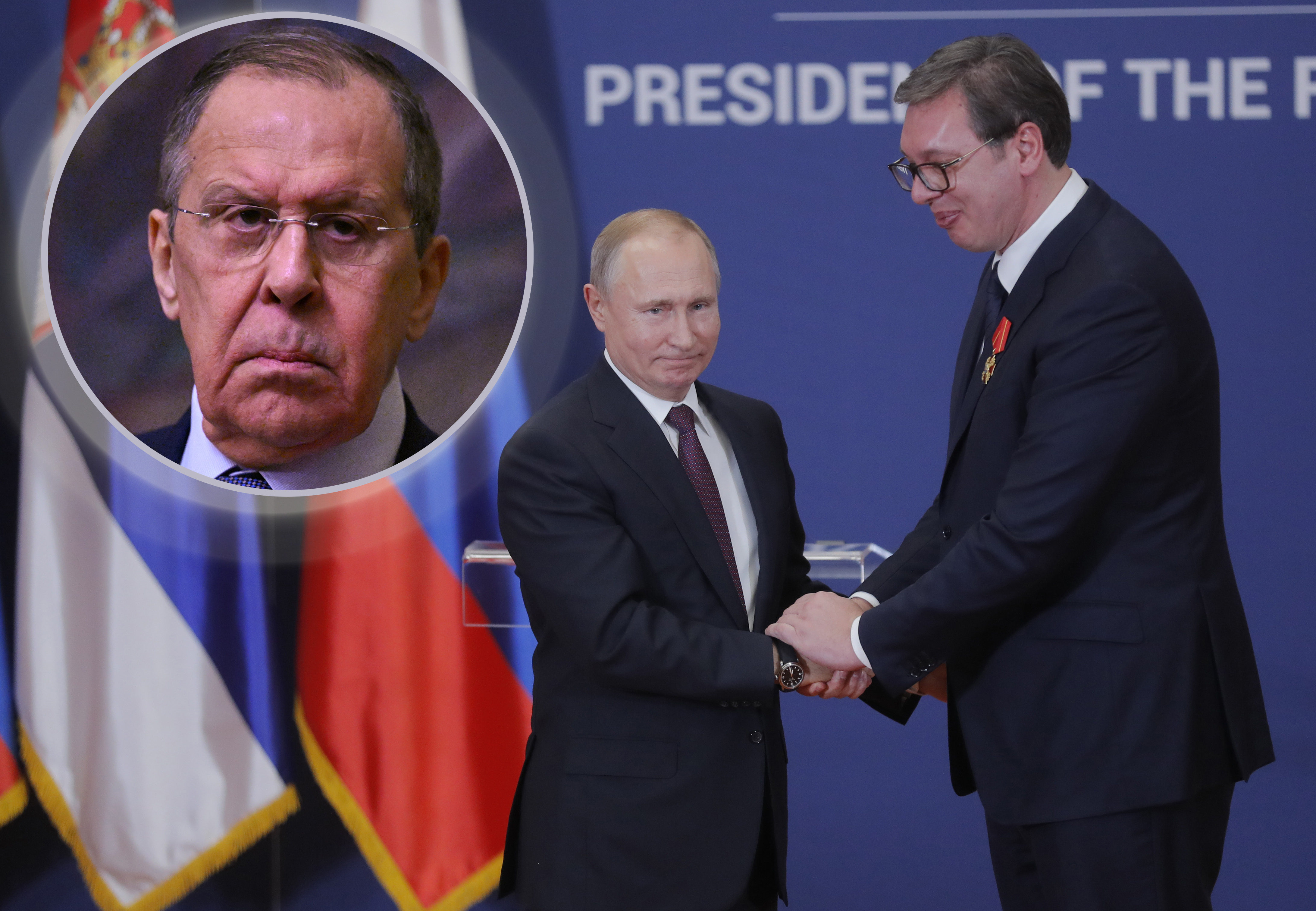 Russian President Putin visits Serbia