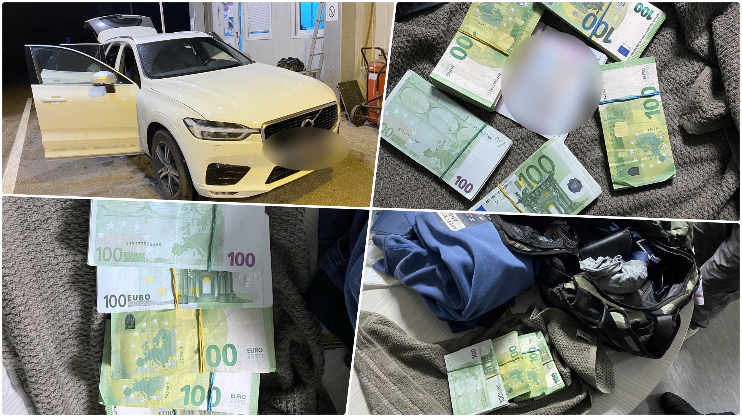 NA PRELAZU ŠPILJANI ISPOD SEDISTA AUTOMOBILA OTKRILI TORBU SA PESKIROM U KOJOJ JE BILO 50000 EVRA