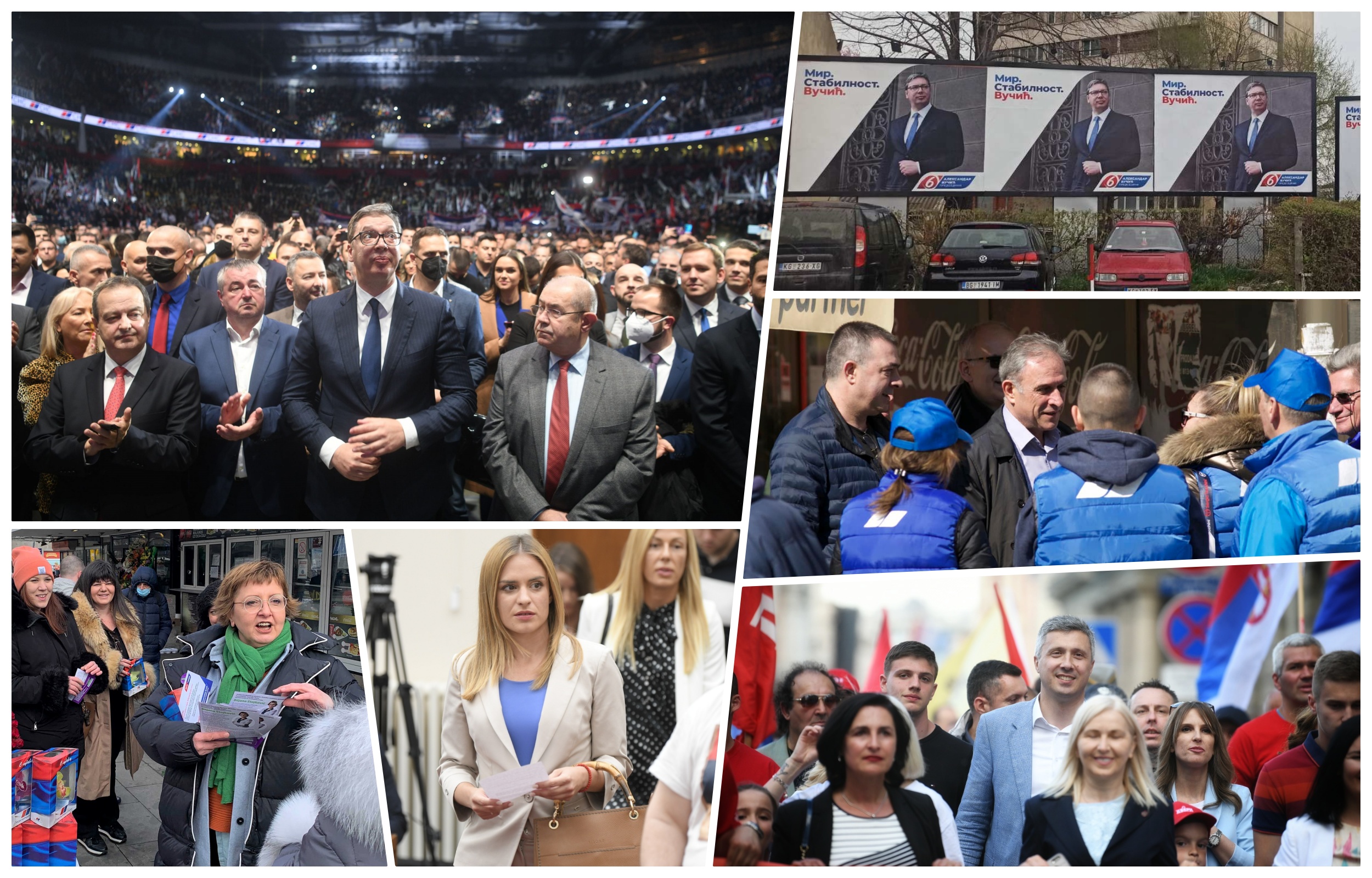 Vučić, Zdravko Ponoš, Biljana Stojković, Boško Obradović, Milica Đurđević Stamenkovski i Miloš Jovanović
