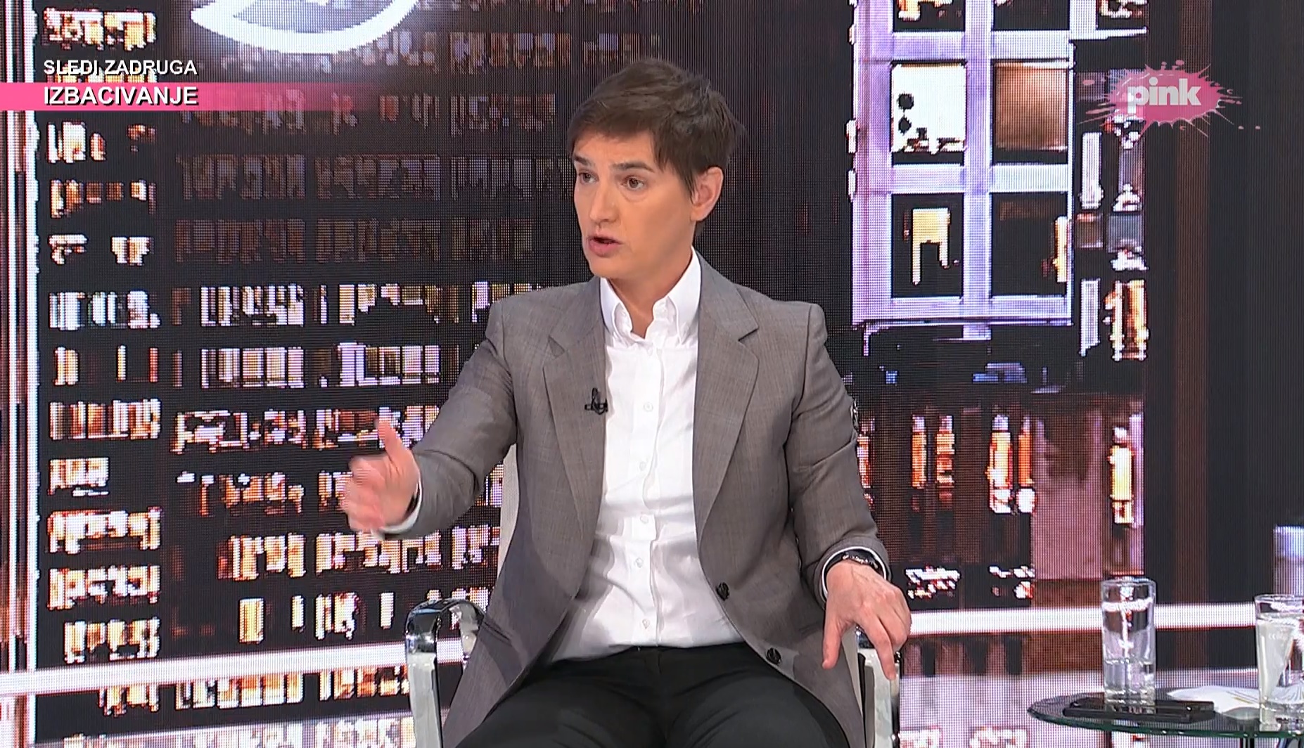 Ana Brnabić u emisiji Hit Tvit na TV Pinku / Foto: Screenshot TV Pink