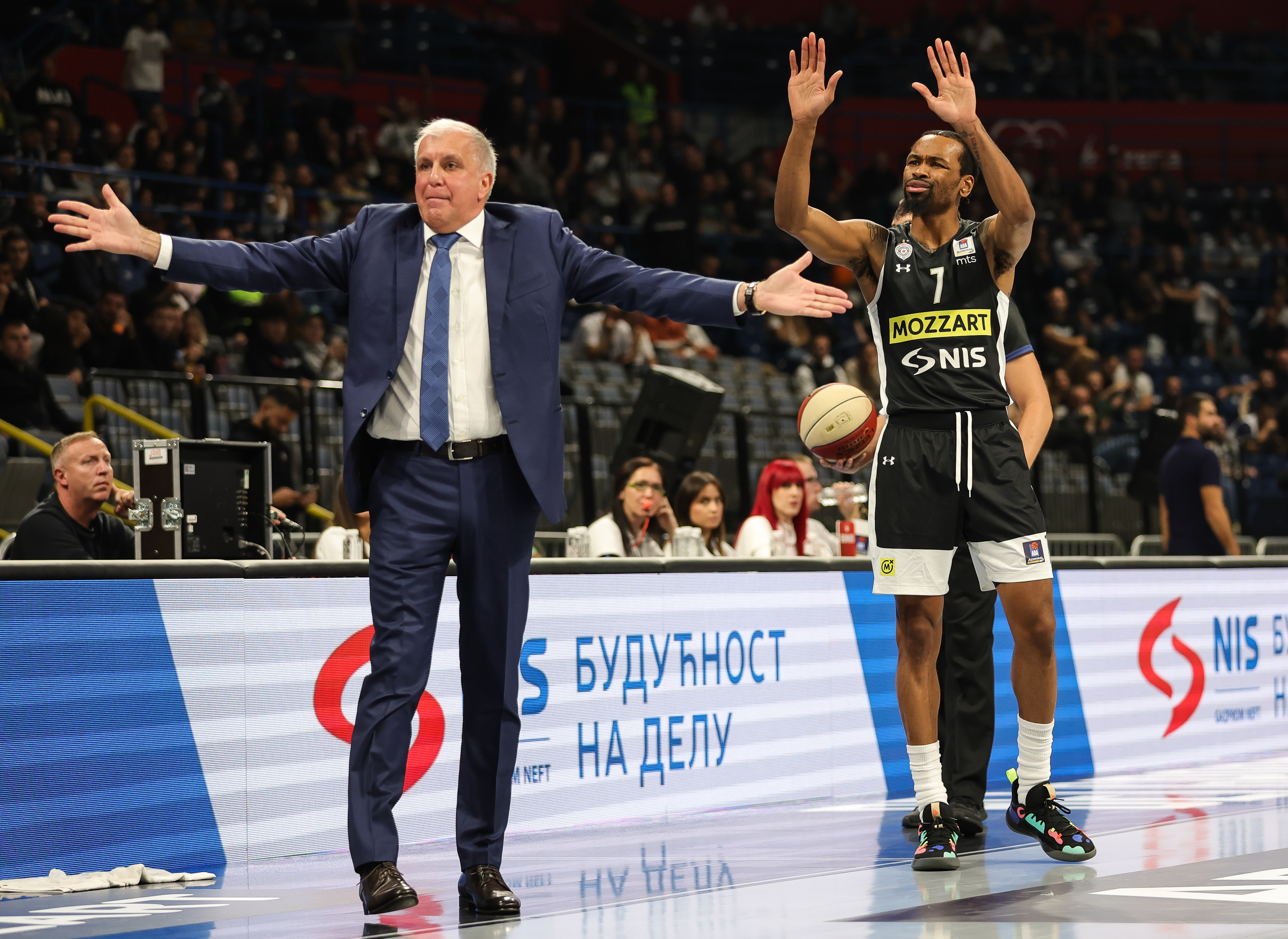 KK Partizan v SC Derby during the Aba League Season 2022-2023 match at Stark Arena on October 16, 2022 in Belgrade, Serbia. (Photo by Srdjan Stevanovic/Starsport.rs ©)