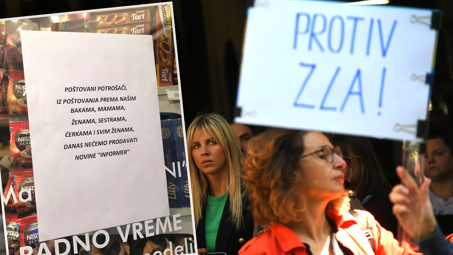 Foto: Printscreen Twitter/Zzdrawkaa
Bojkot Informera , redakcije novina „Informer“ zbog objavljivanja intervjua o serijskom silovatelju