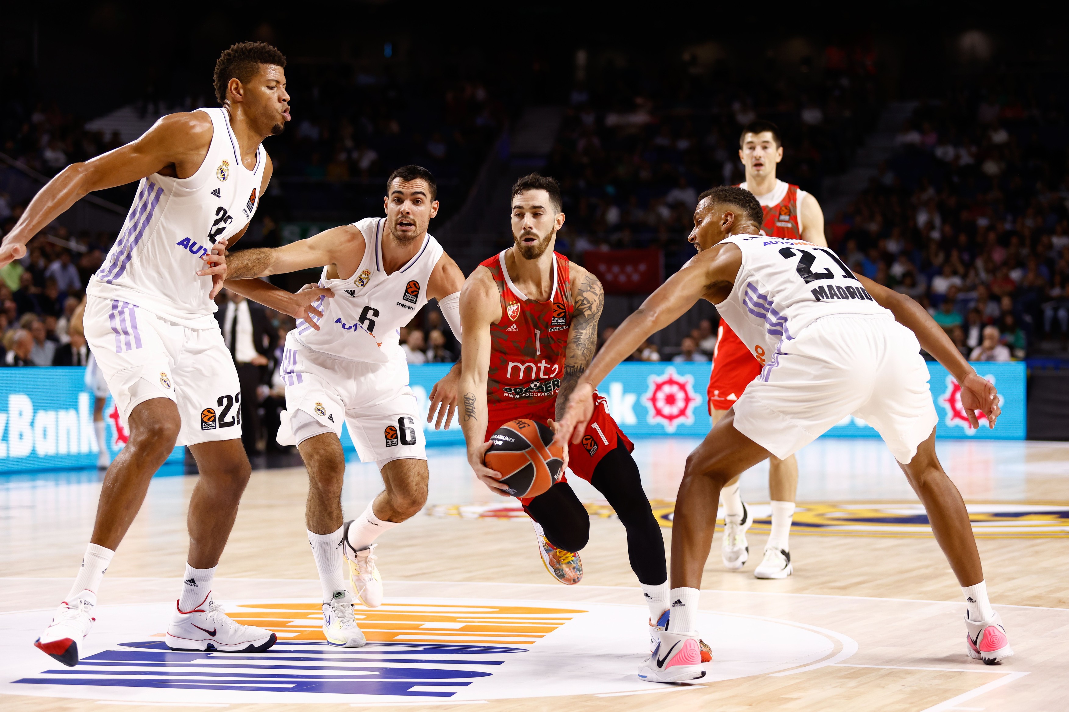 Real Madrid v Crvena Zvezda mts Belgrade - Turkish Airlines EuroLeague - Regular Season, Spain - 21 Oct 2022