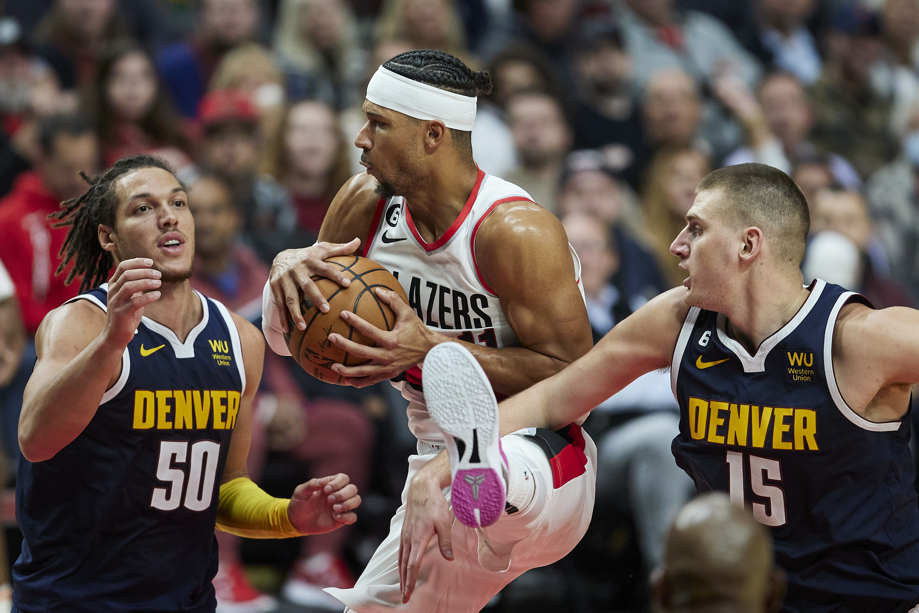 Nuggets Trail Blazers Basketball