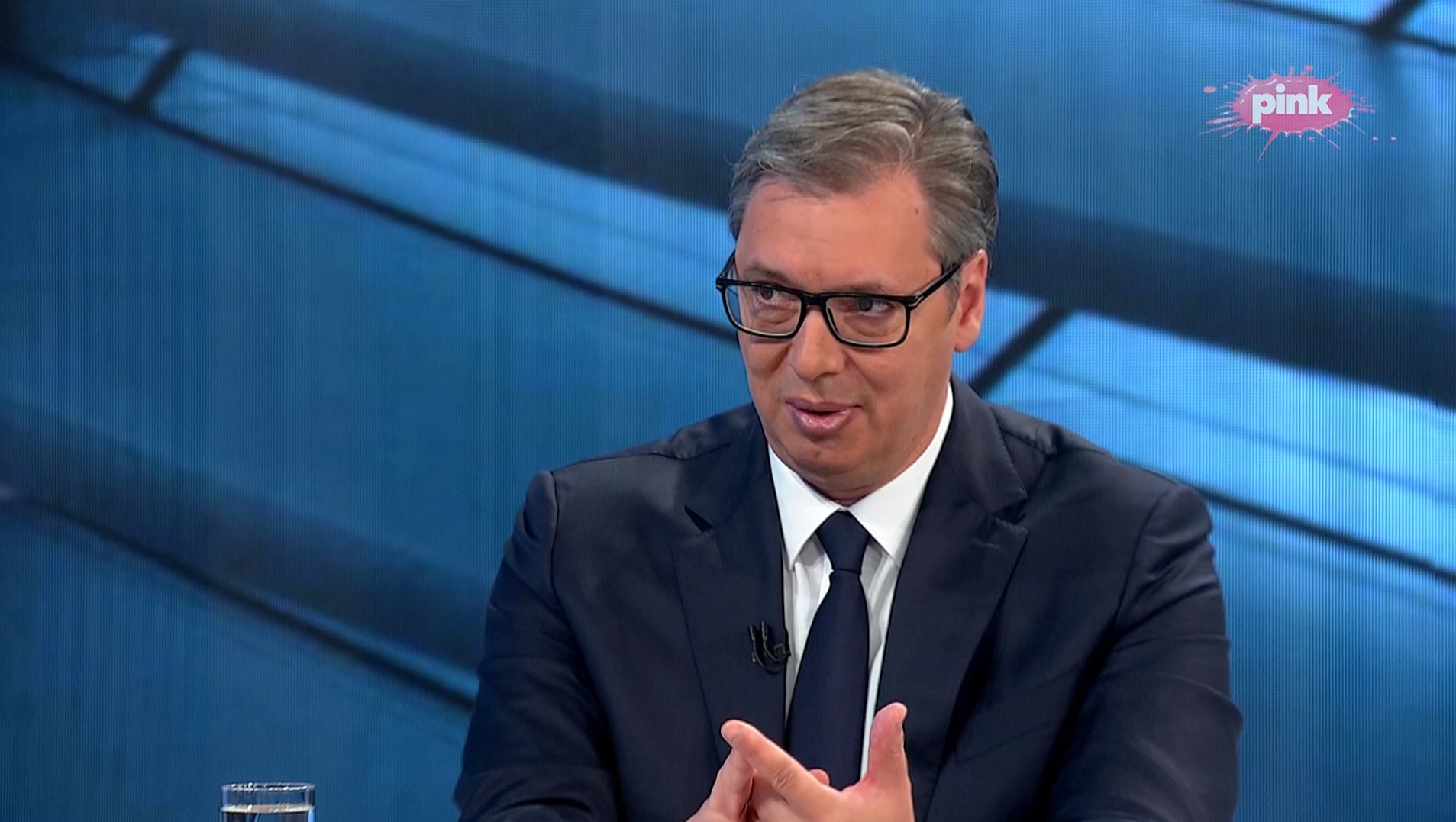 Aleksandar Vučić na televiziji Pink / Foto: Screenshot TV Pink