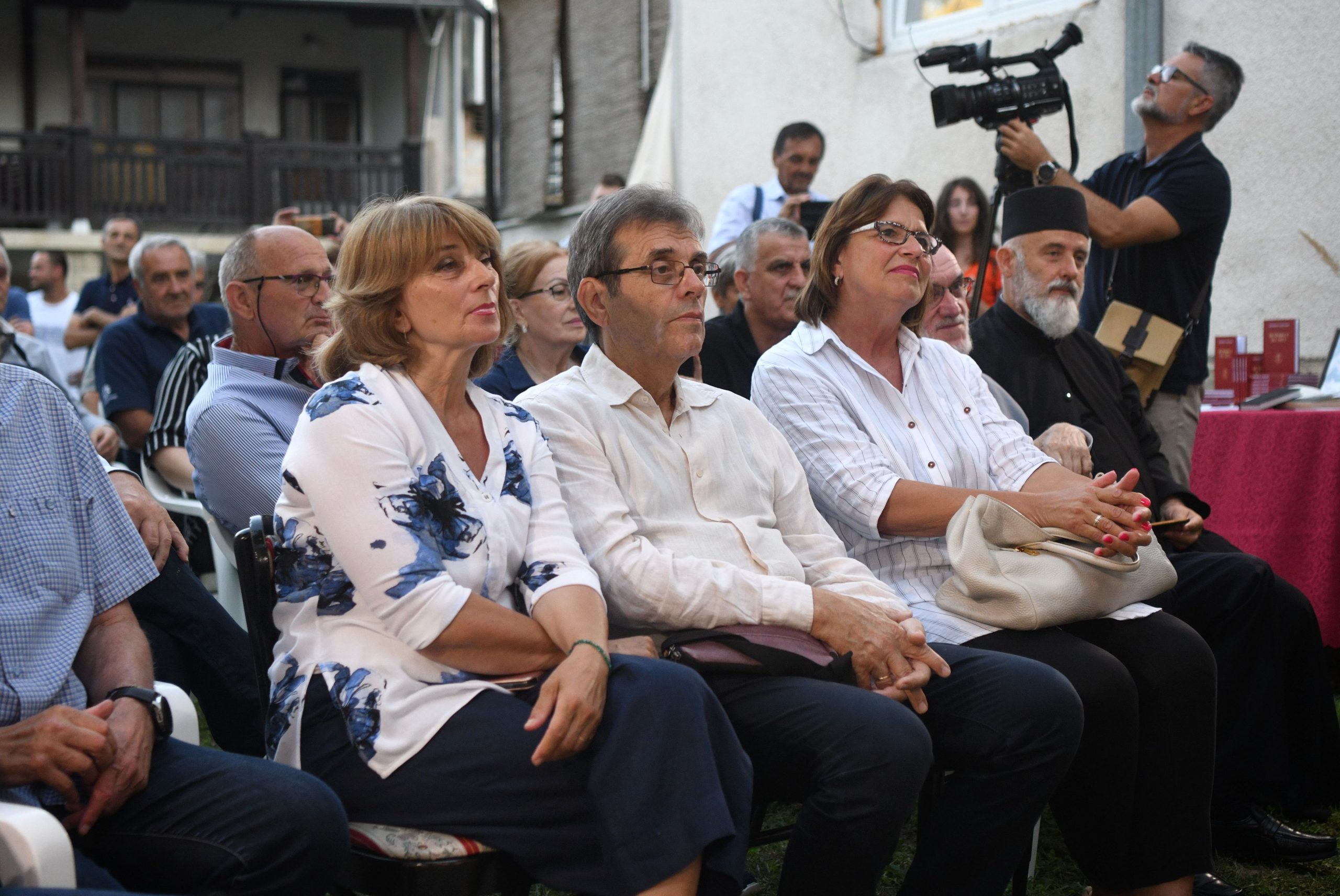 Ljig 13. jul 2022. Knjizevno vece povodom 85. rodjendana Milovana Danojlica i odluke da se Gradska biblioteka uskoro nazove po velikom piscu upriliceno je knjizevno vece Foto:Filip Krainčanić/Novar.s