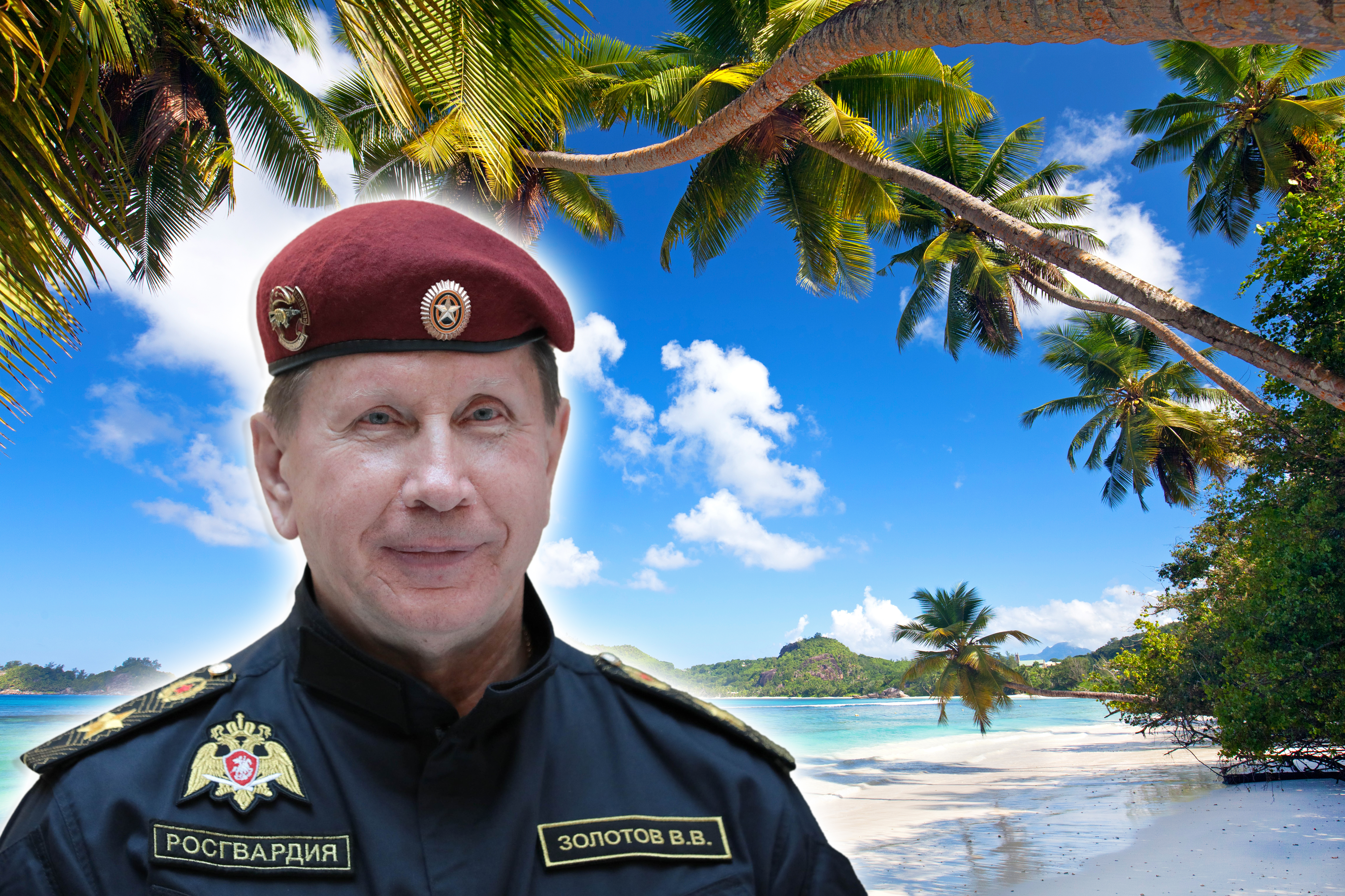 Anse Takamaka beach in Mahe Island, Seychelles