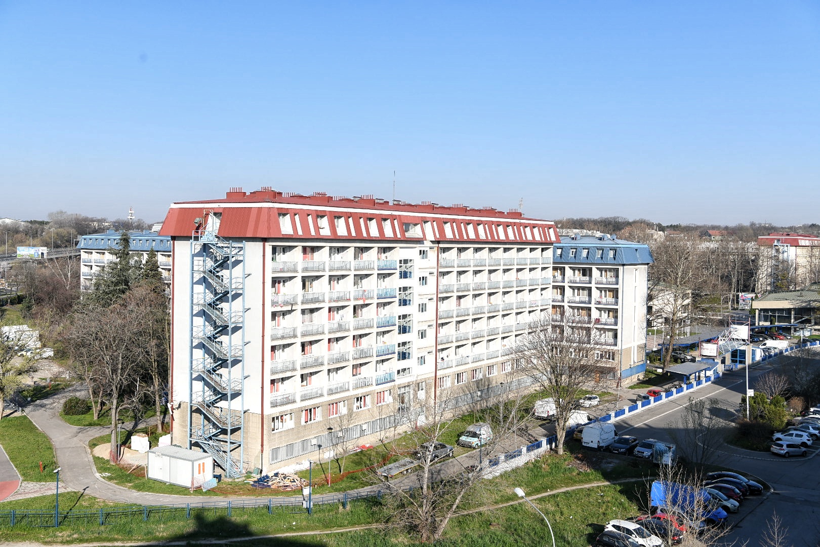 Beograd 17.03.2020. Studentski dom Studentski grad, Studenjak Novi Beograd, vanredno stanje, koronavirus Foto:Vesna Lalić/Nova.rs