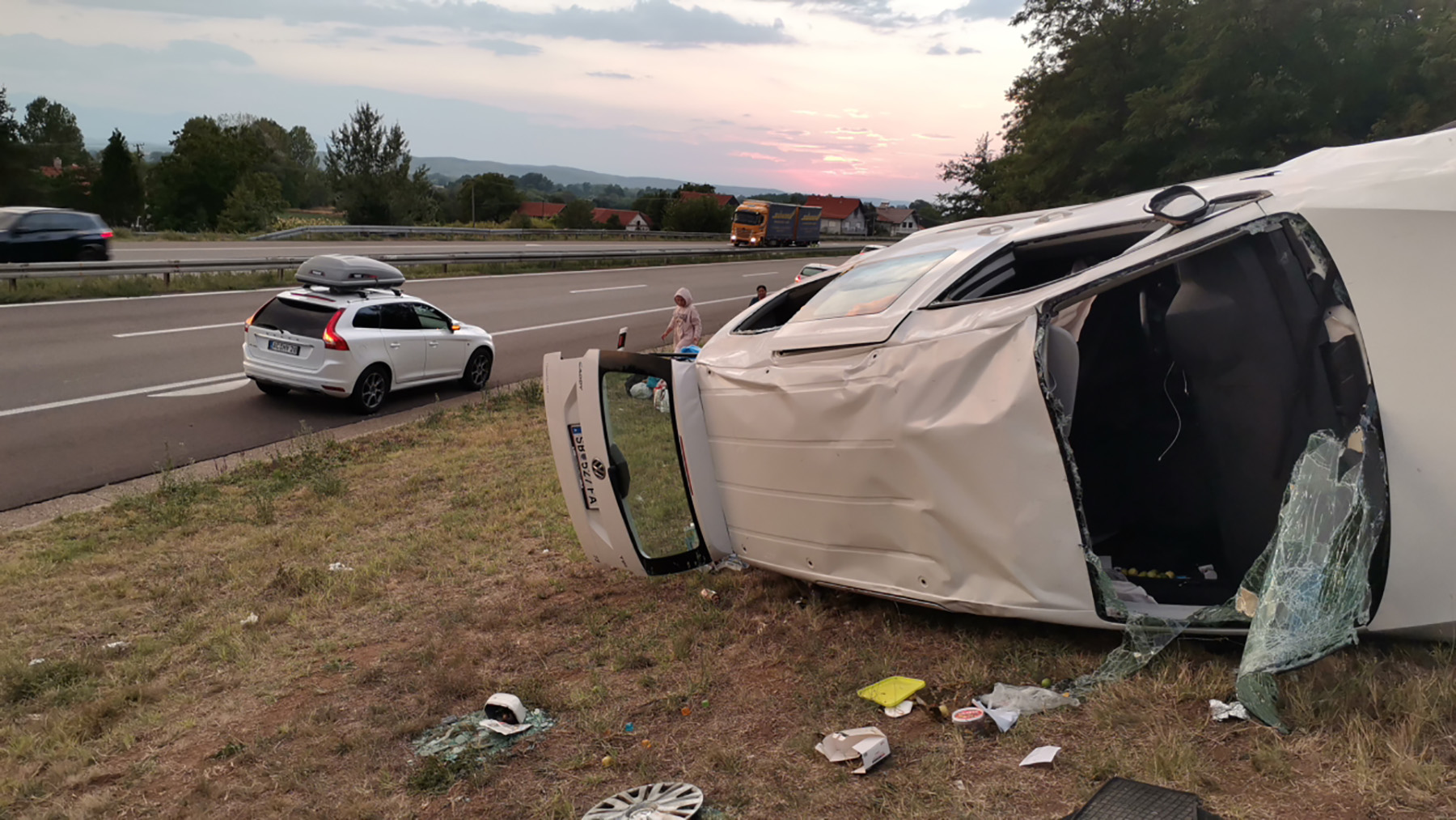 Udes na autoputu kod Aleksinca, poslala Dragana Kocić