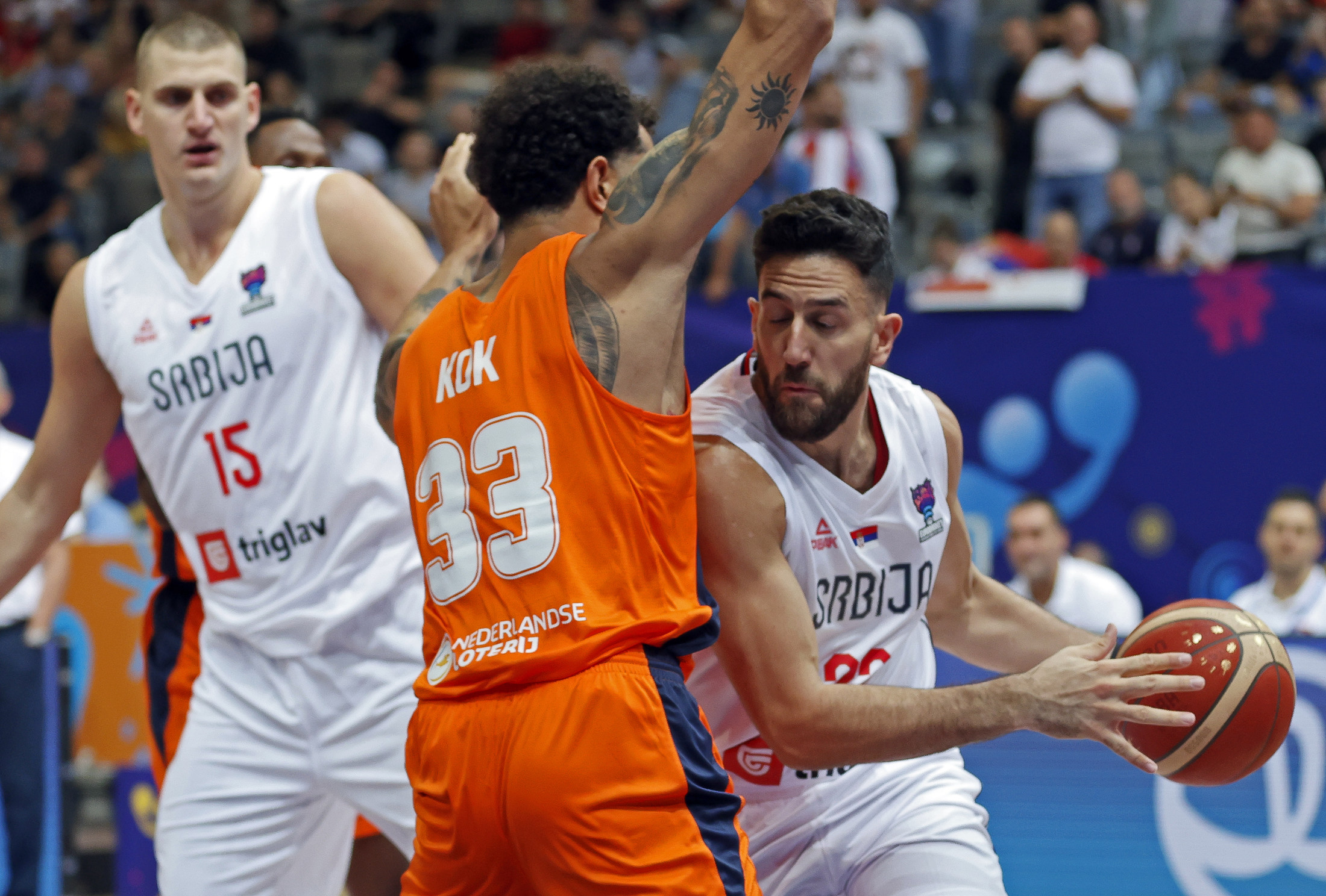 Serbia - Netherlands Eurobasket 2022, Evropsko prvenstvo u kosarci, 2.9.2022. Prag, Ceska