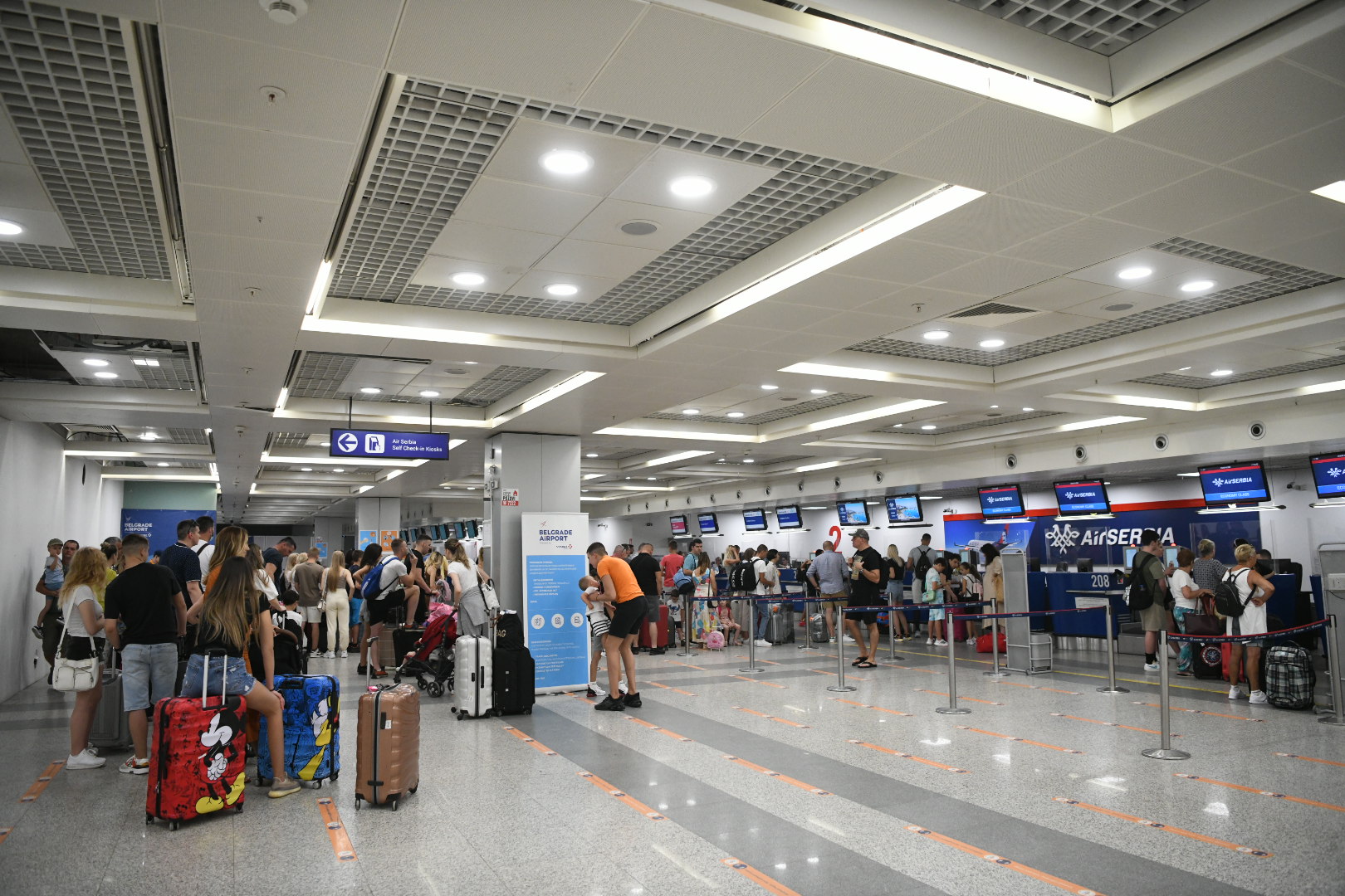 Beograd 06. jul 2022. Beogradski aerodrom Nikola Tesla Foto:Vesna Lalić/Nova.rs