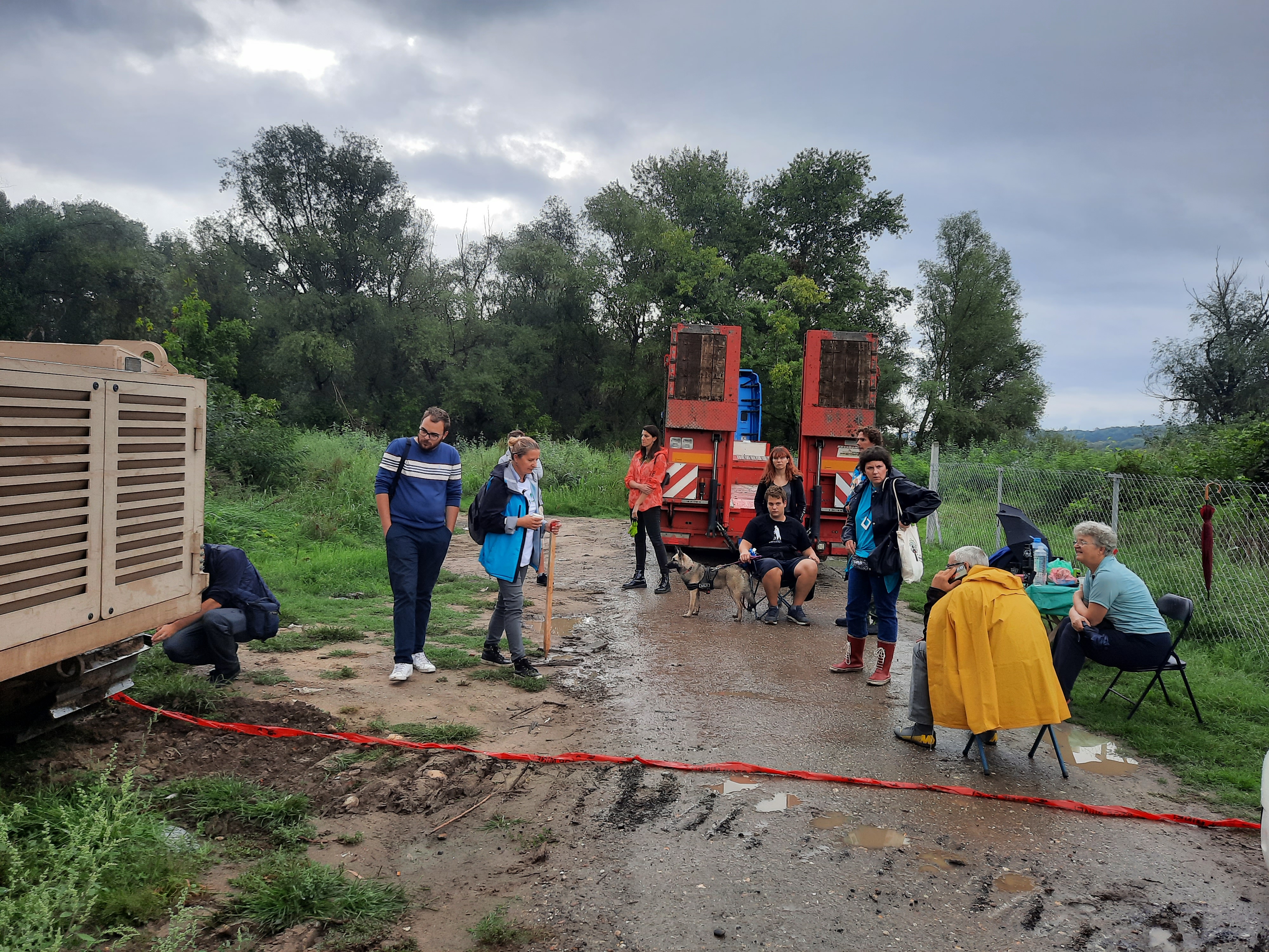 Aktivisti Sodrosa blokiraju masine Milenijum tim