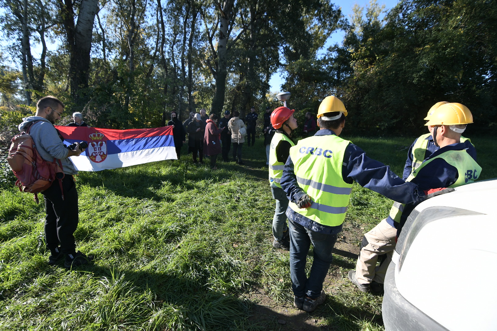 Novi Sad, 18.10.2022.  Novi Sad Šodroš blokada Foto: Nenad Mihajlović/Nova.rs
