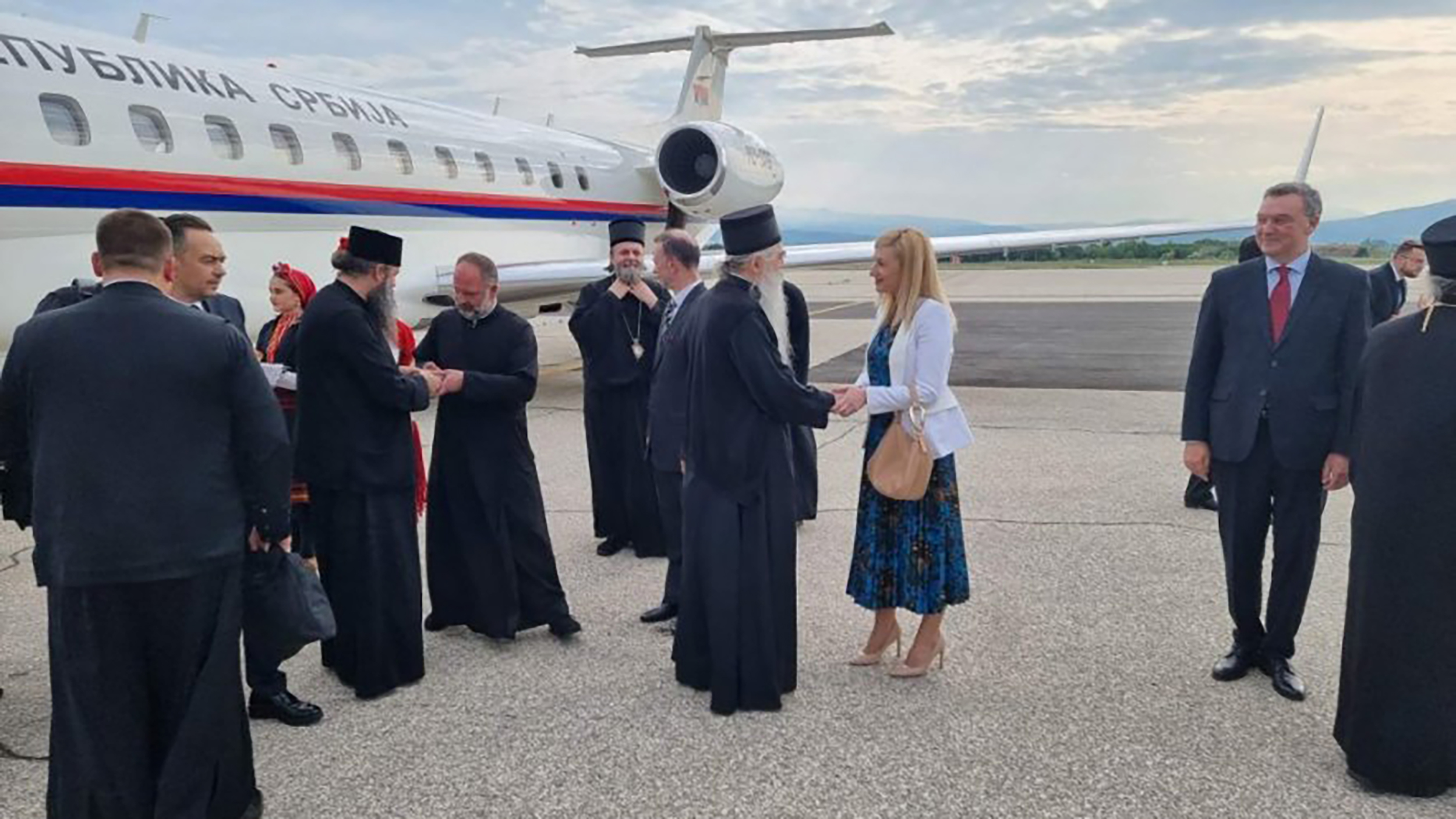 Patrijarh skoplje, avion vlada republike srbije, drzavni avion