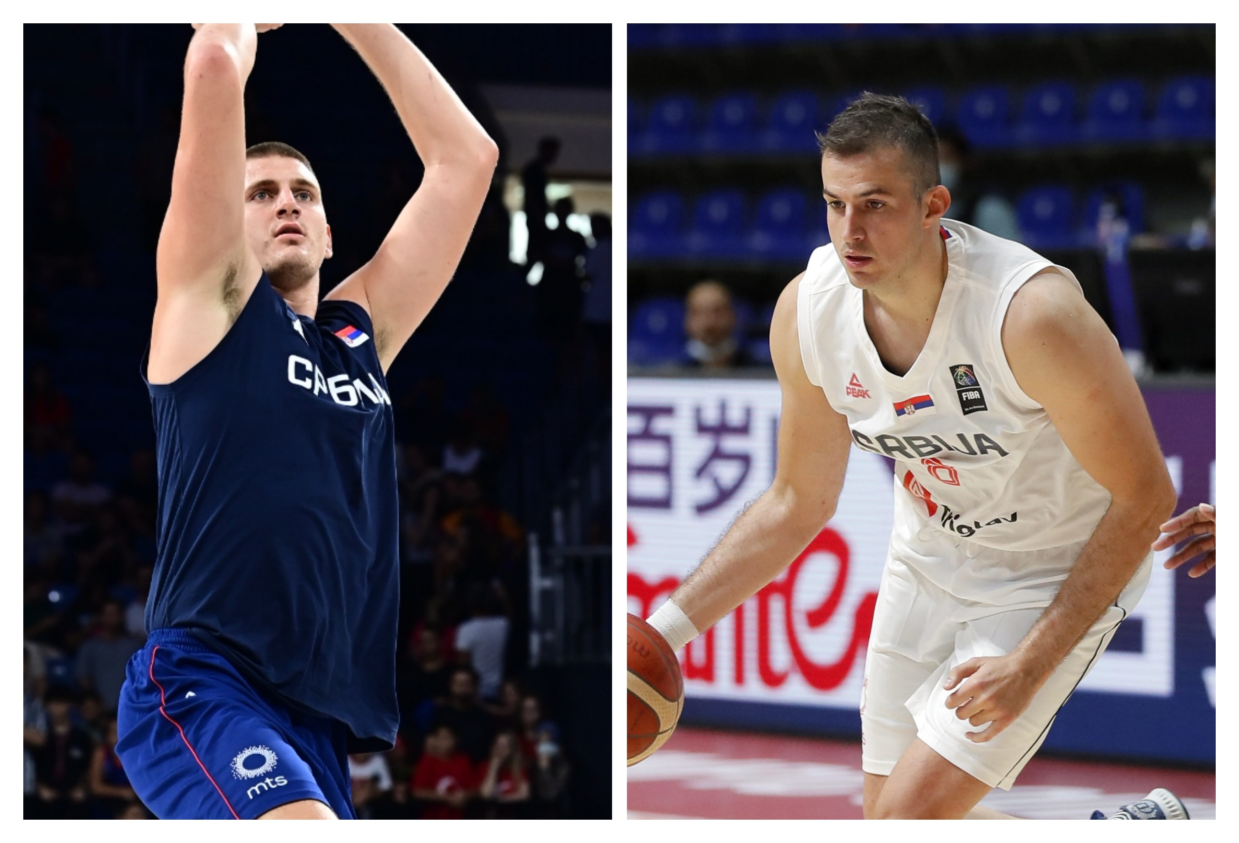 kombo Nemanja Bjelica i Nikola Jokić u dresovima Srbije