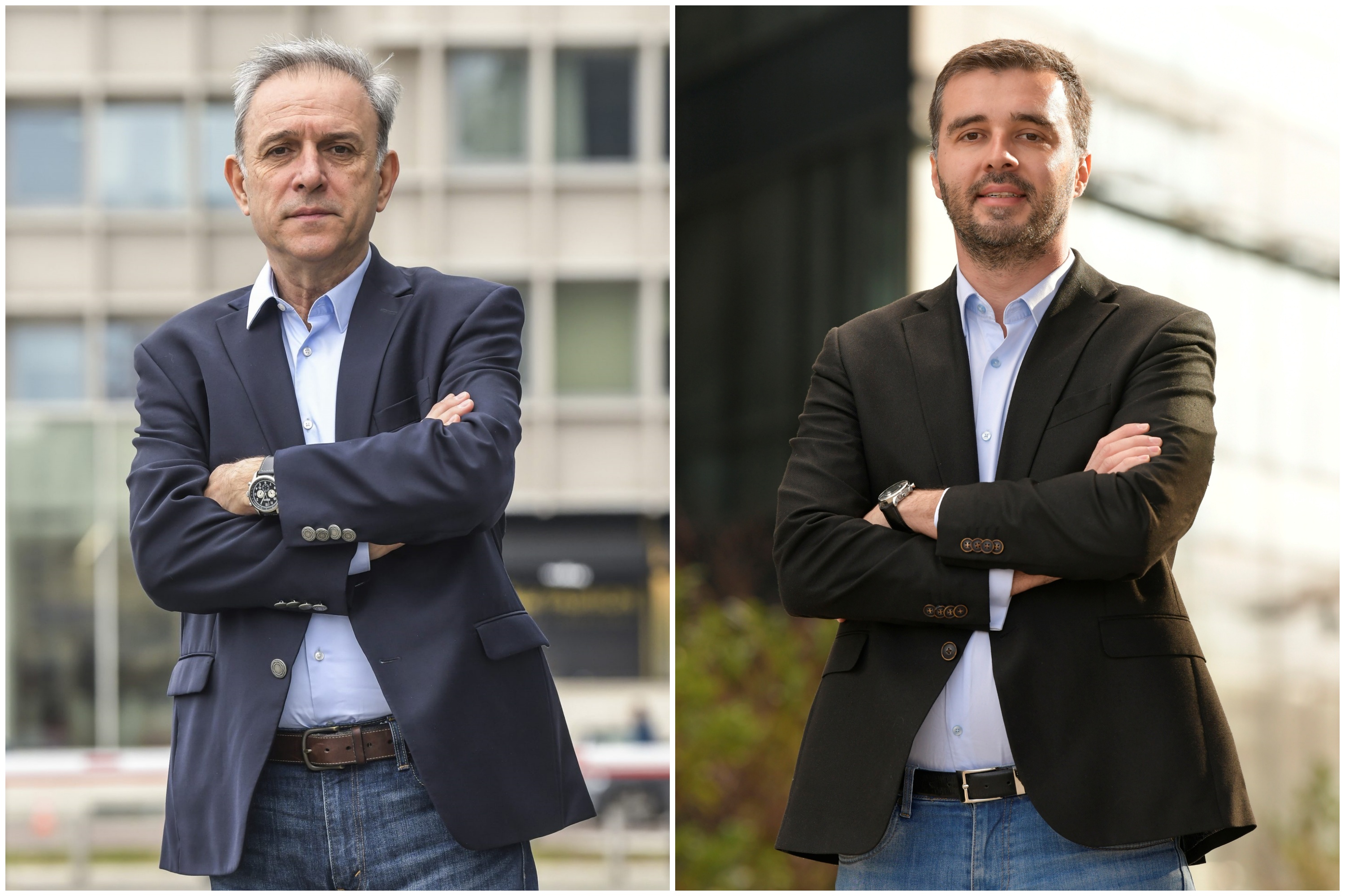 Zdravko Ponoš i Savo Manojlović, kombo Foto: Goran Srdanov, Zoran Lončarević/Nova.rs