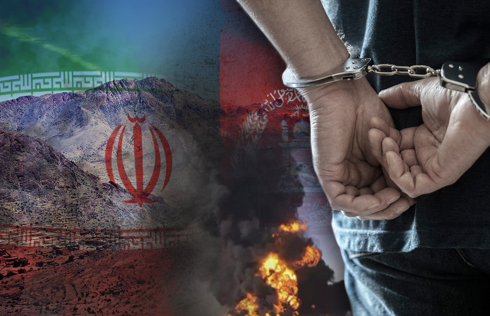 Irak, avganistan i hapšenje ilustracija