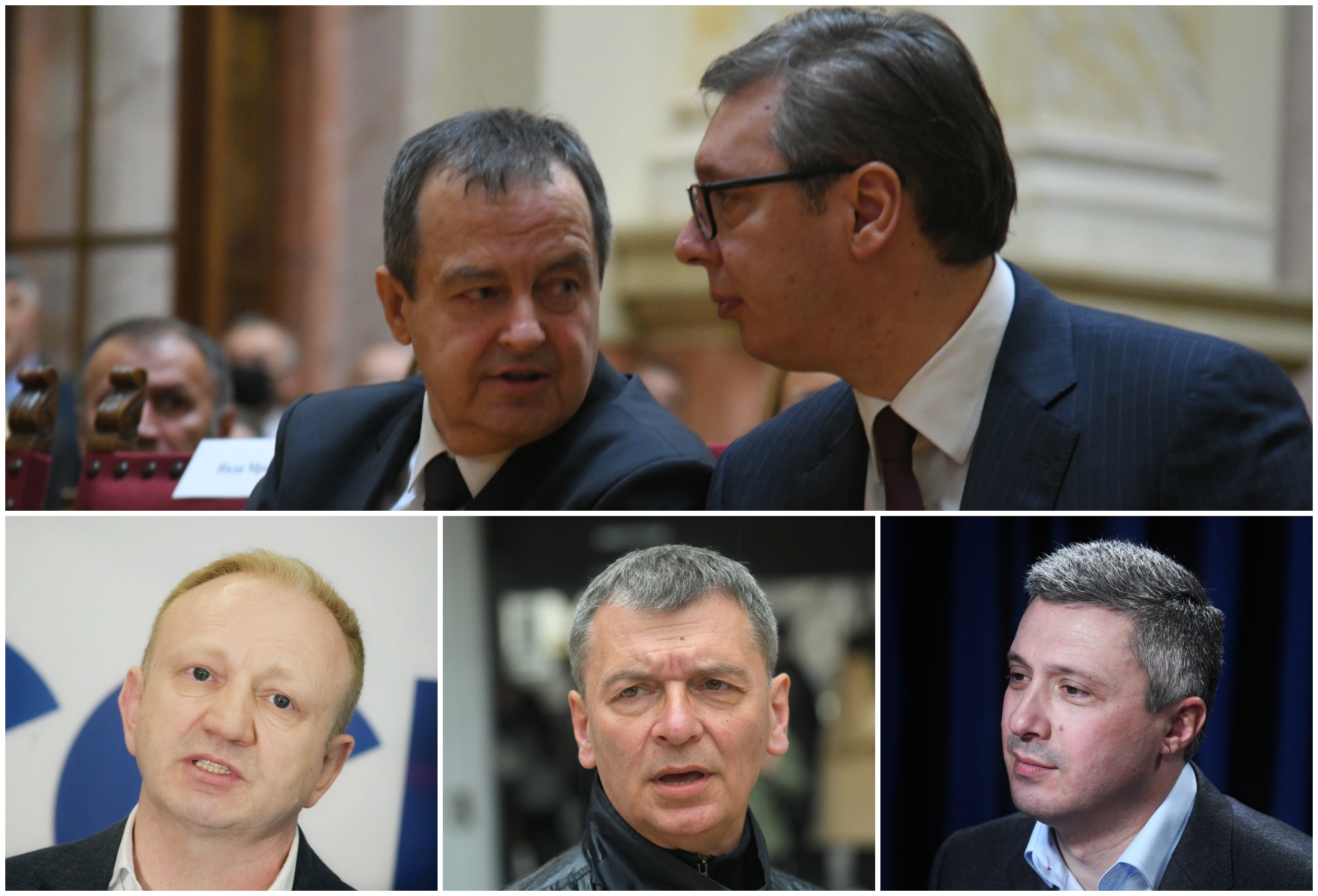 Dačić, Vučić, Obradovuić Đilas Đuta
