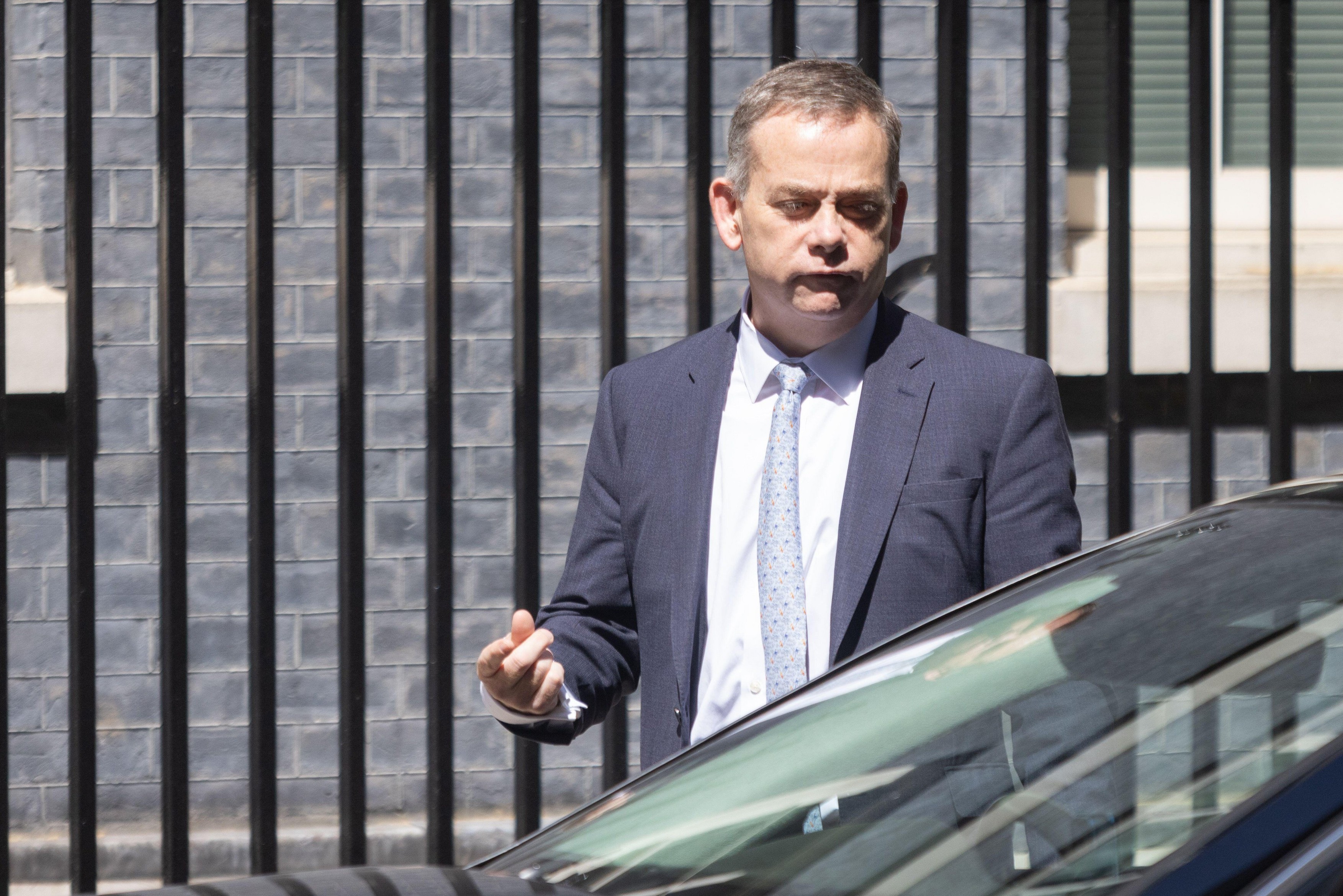 Minister without portfolio in the Cabinet Office Nigel Adams in Downing Street, London. Picture date: Wednesday June 22, 2022. Picture date: Wednesday June 22, 2022.