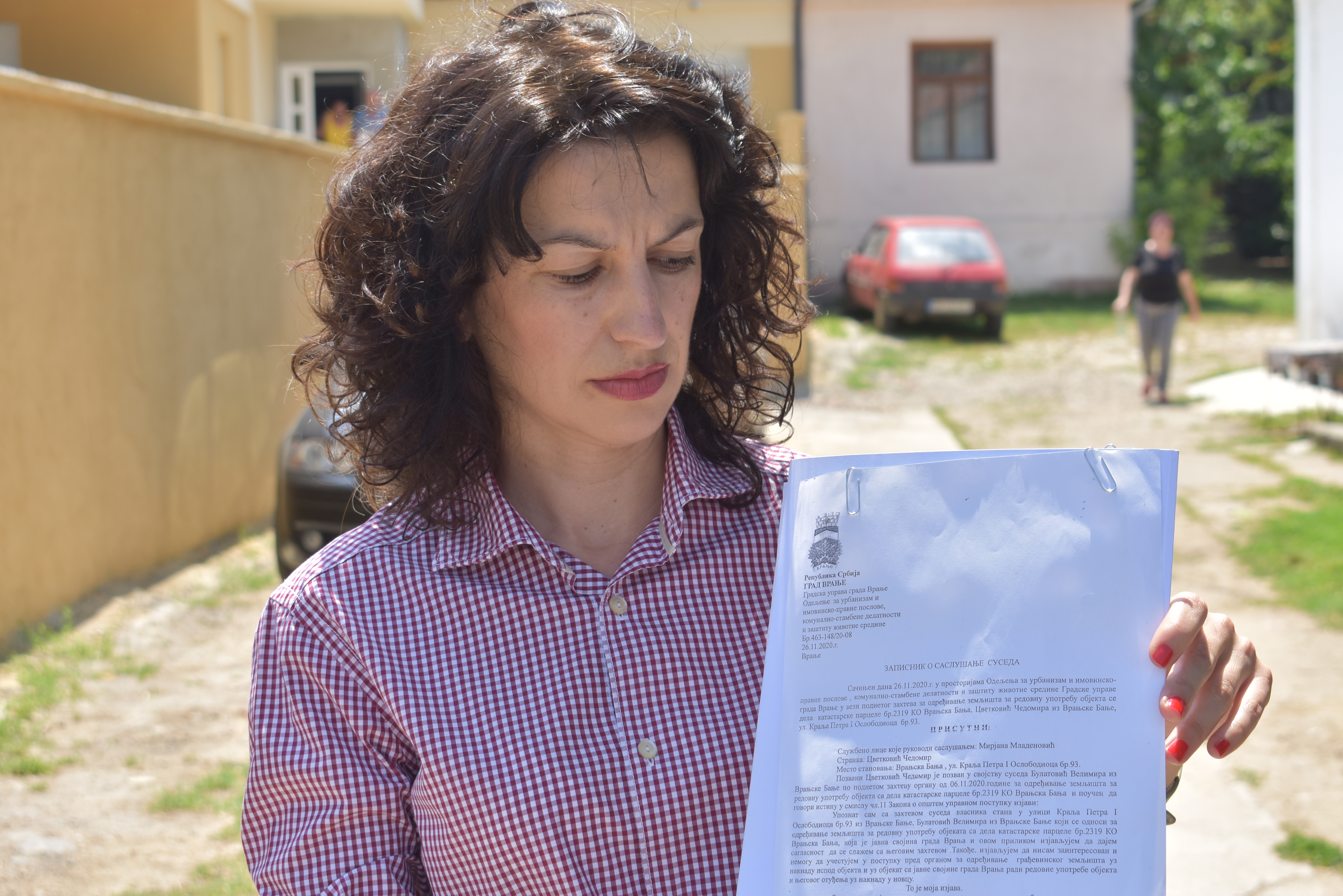 Vranje 05.09.2022. Dragana Cvetković, falsifikovan potpis, lažni zapisnik Foto: Sanja Petrov/Nova.rs