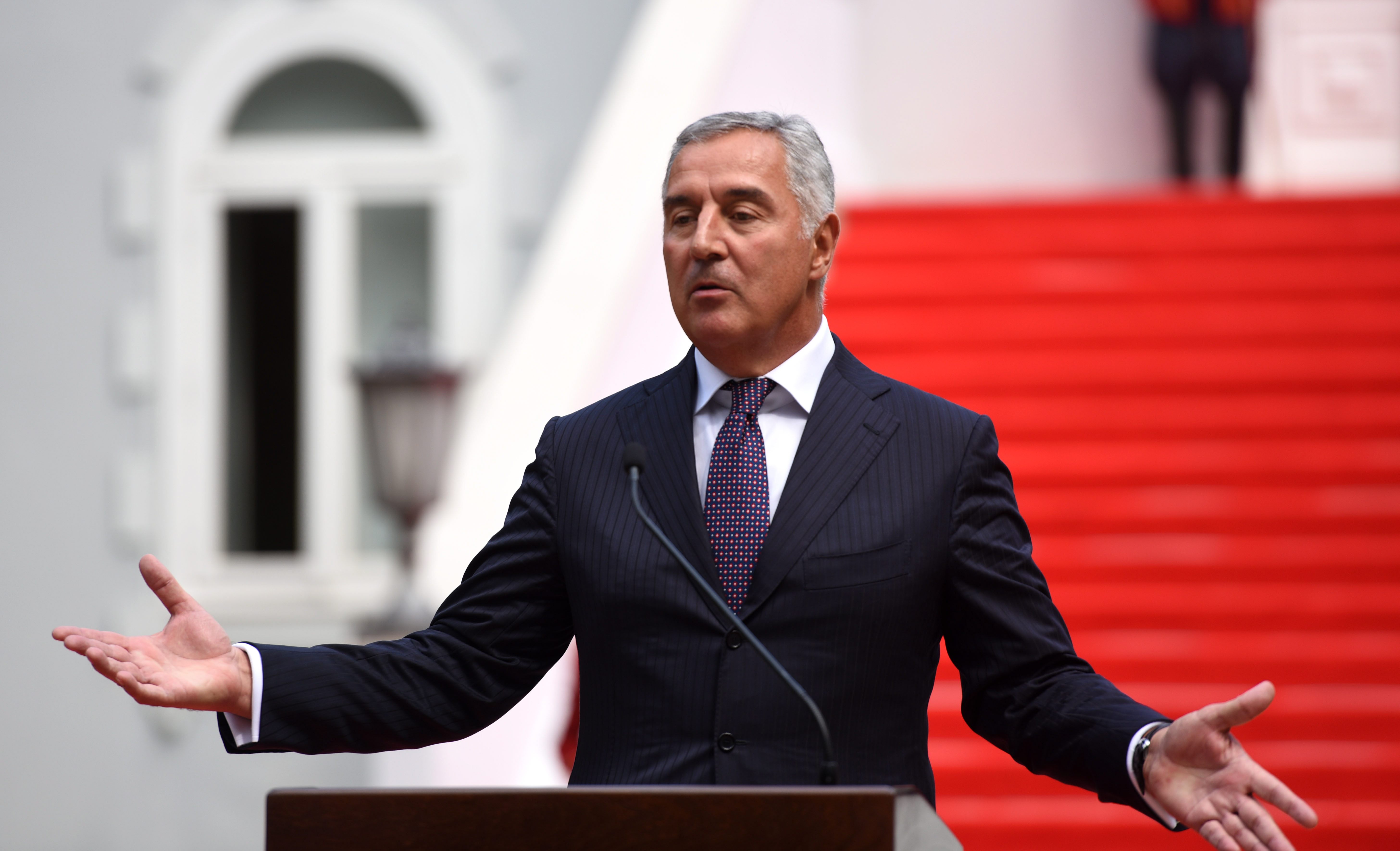 Turkish President Recep Tayyip Erdogan on official visit to Montenegro