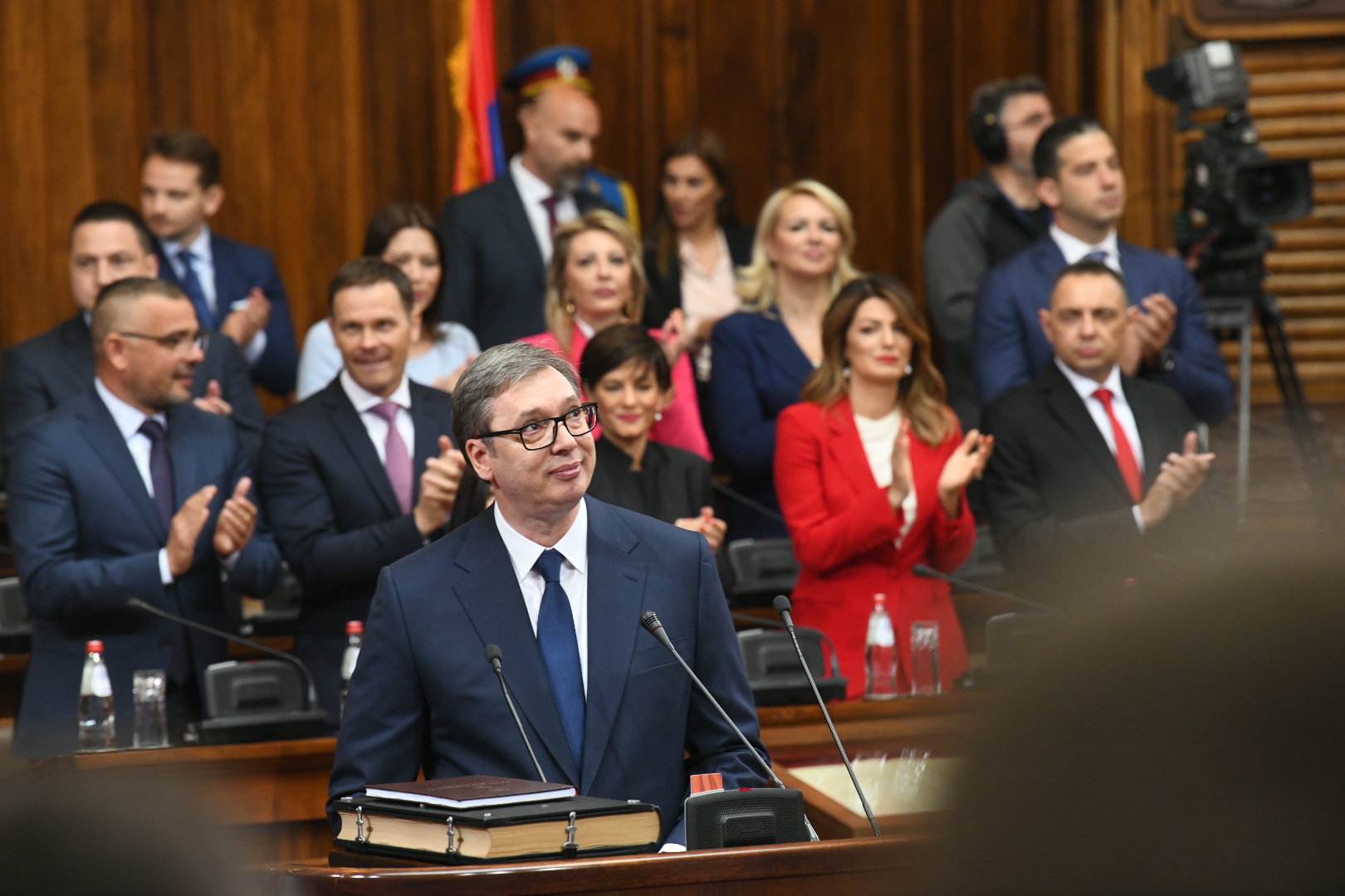 Beograd 31.05.2022. Aleksandar Vučić, polaže zakletvu, zakletva. Inauguracija Aleksandra Vučića, polaganje zakletve u zgradi Skupštine Srbije Foto: Vesna Lalić/Nova.rs