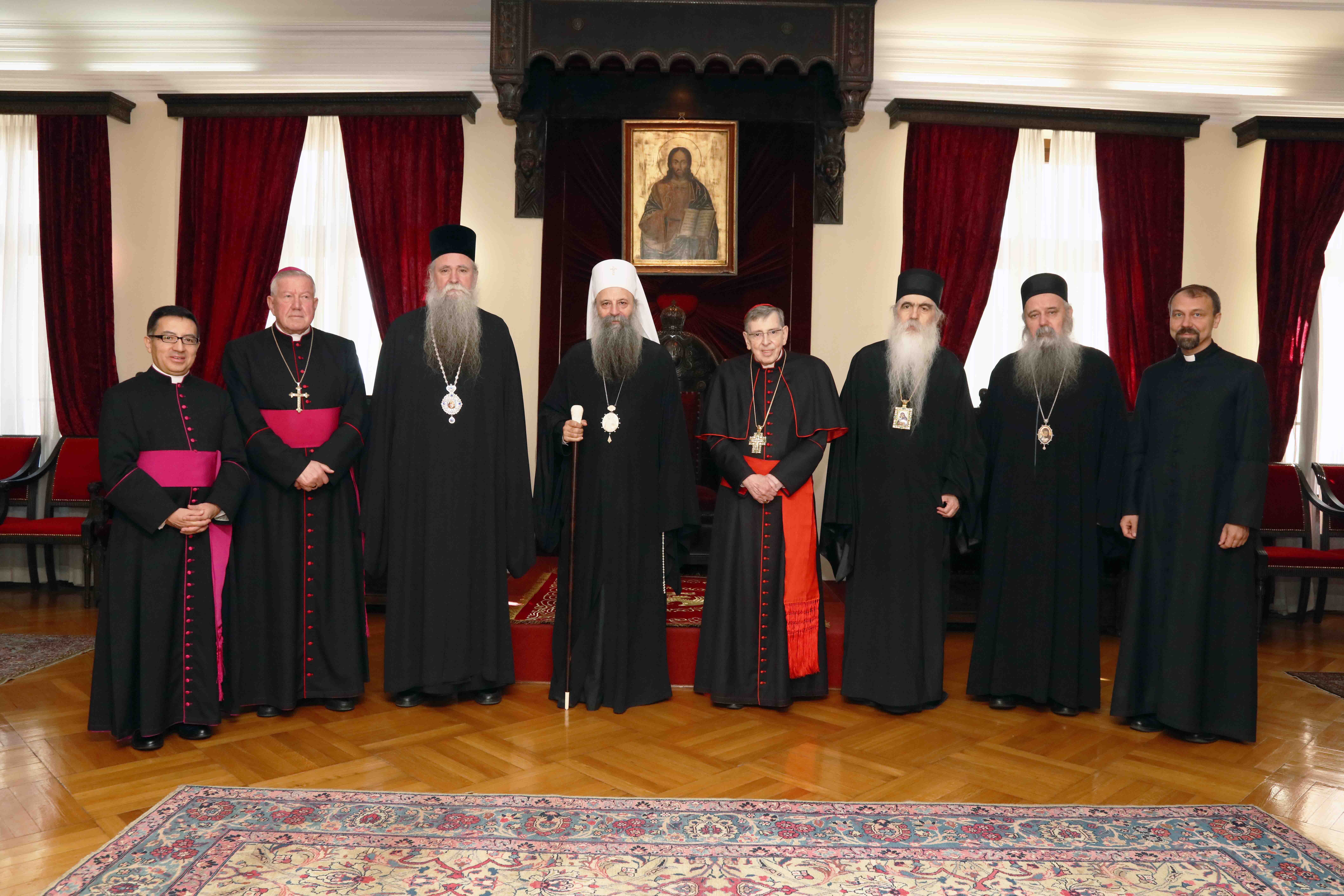 Patrijarh Porfirije i kardinal Koh: Unaprediti dijalog dve crkve