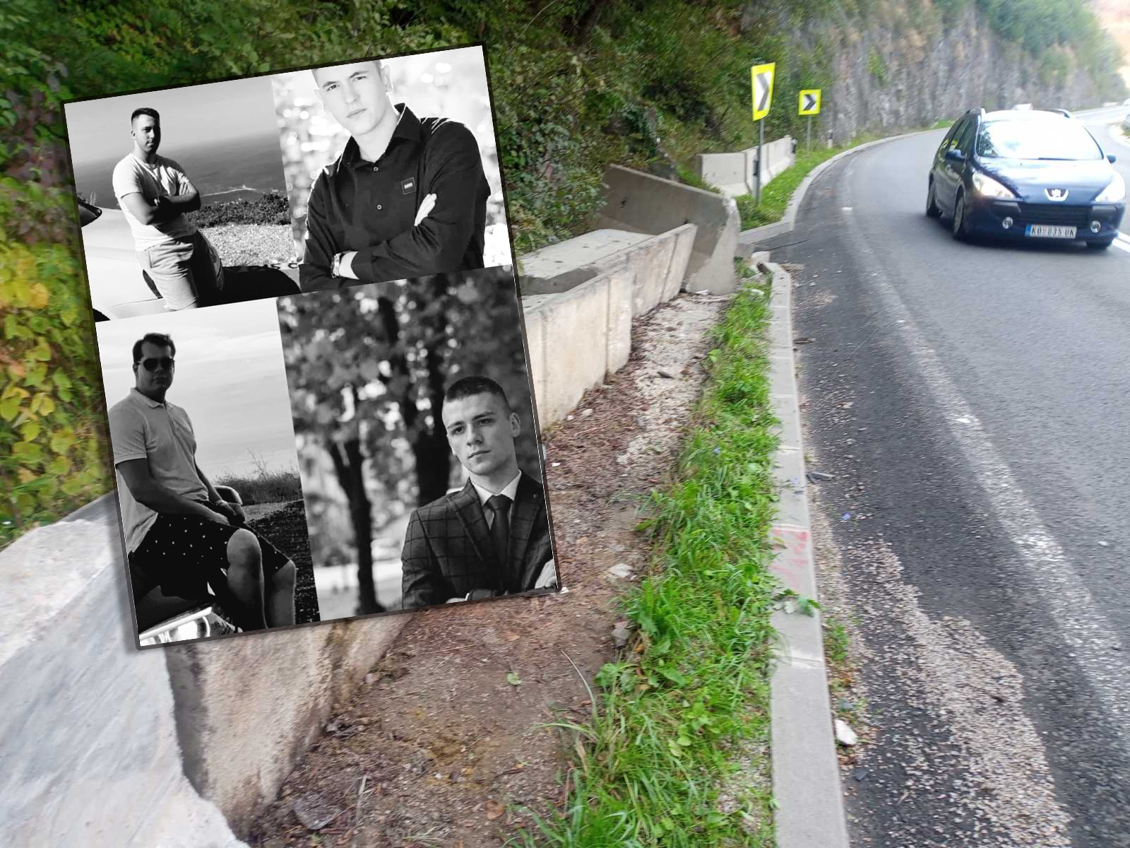 nesreca Užice automobilska nesreca,Stefan Džavović (21), Uroš Drčelić(22) i Vladimir Milošević(27) Nikola Daničić (19