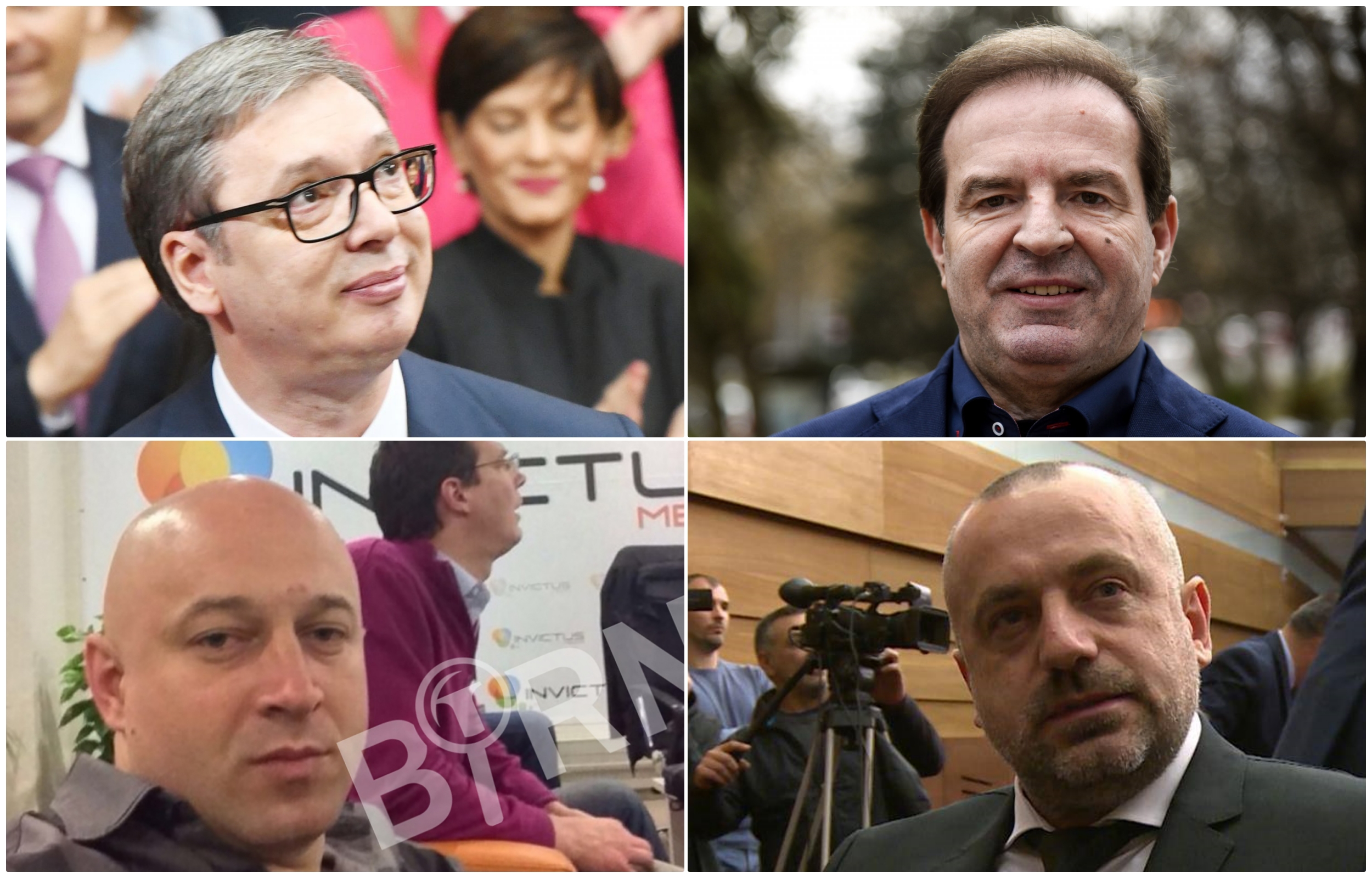 Bogoljub Karić, Milan Radoičić, Zvonko Veselinovic , Predsednik Srbije Aleksandar Vučić Foto:Vesna Lalić/Nova.rs
