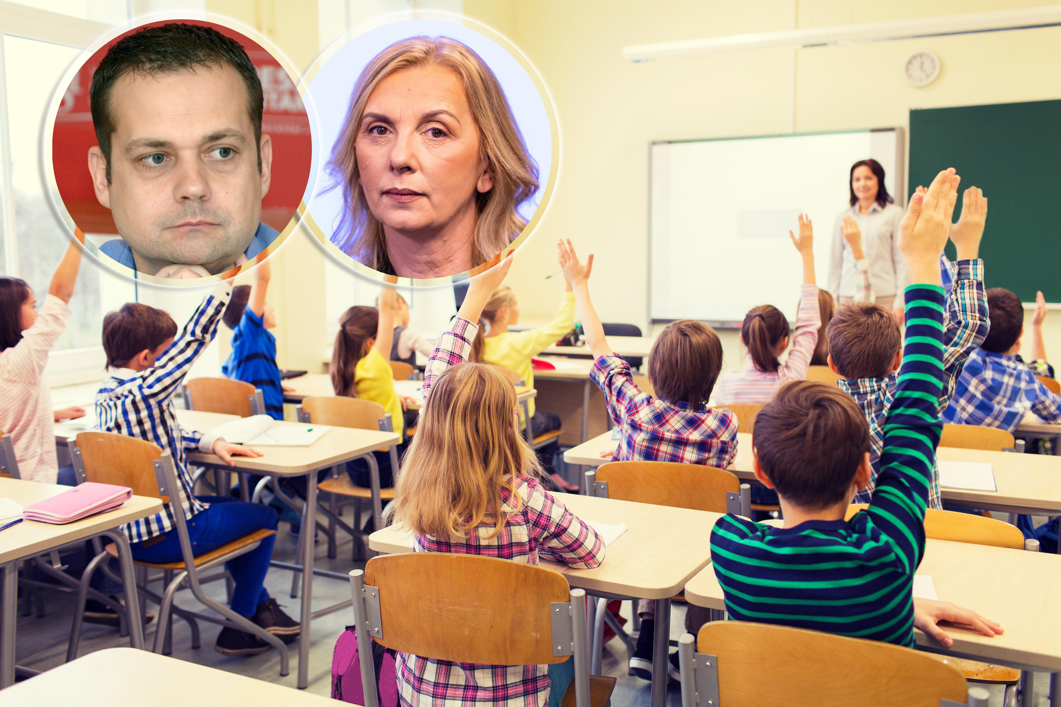 Education,,Elementary,School,,Learning,And,People,Concept,-,Group,Of