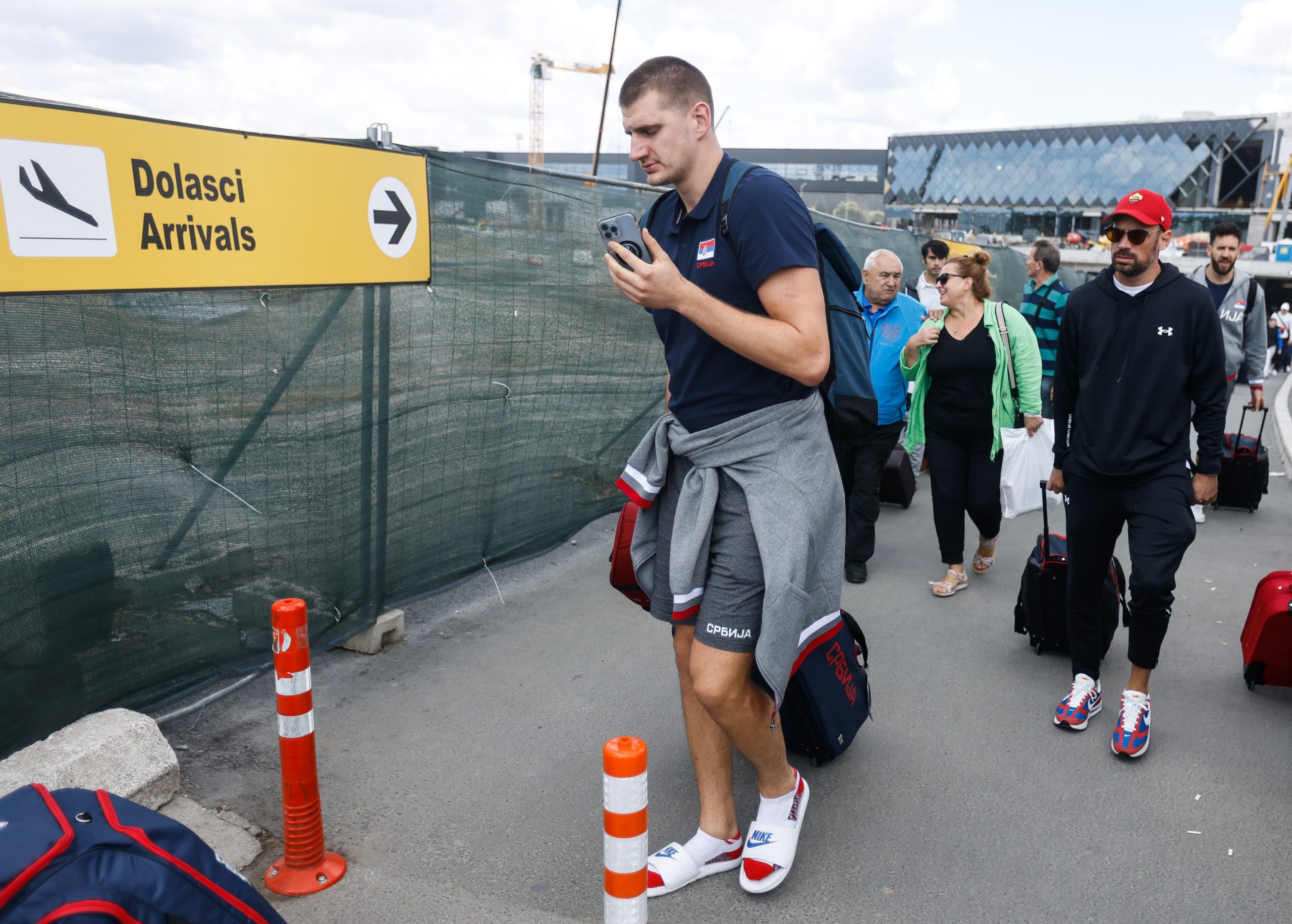 Kosarkaska reprezentacija Srbije povratak sa EURO Basket 2022 on September  12, 2022 in Belgrade, Serbia. (Photo by Srdjan Stevanovic/Starsport.rs ©)