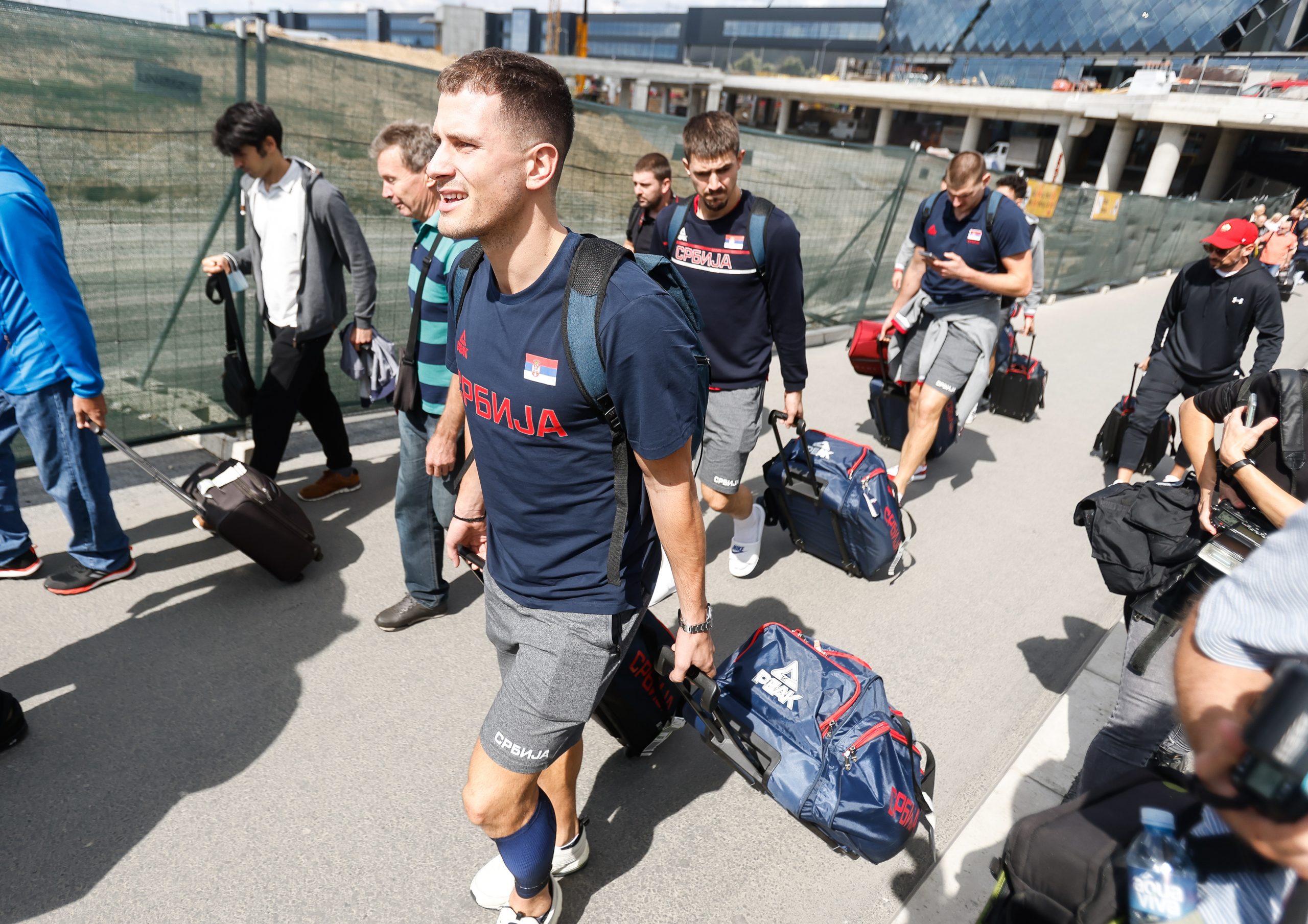 Kosarkaska reprezentacija Srbije povratak sa EURO Basket 2022 on September  12, 2022 in Belgrade, Serbia. (Photo by Srdjan Stevanovic/Starsport.rs ©)