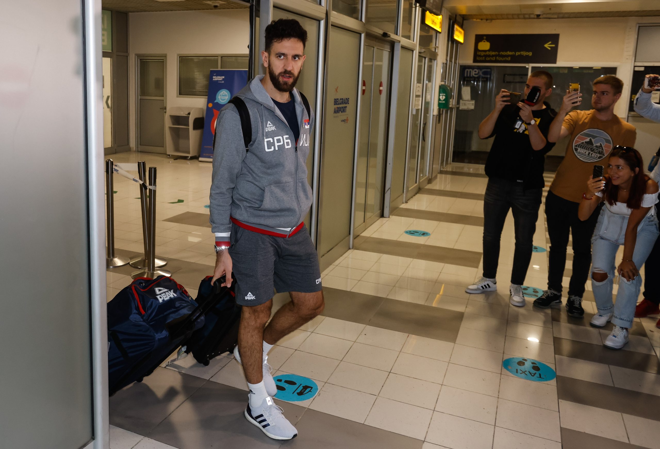 Kosarkaska reprezentacija Srbije povratak sa EURO Basket 2022 on September  12, 2022 in Belgrade, Serbia. (Photo by Srdjan Stevanovic/Starsport.rs ©)