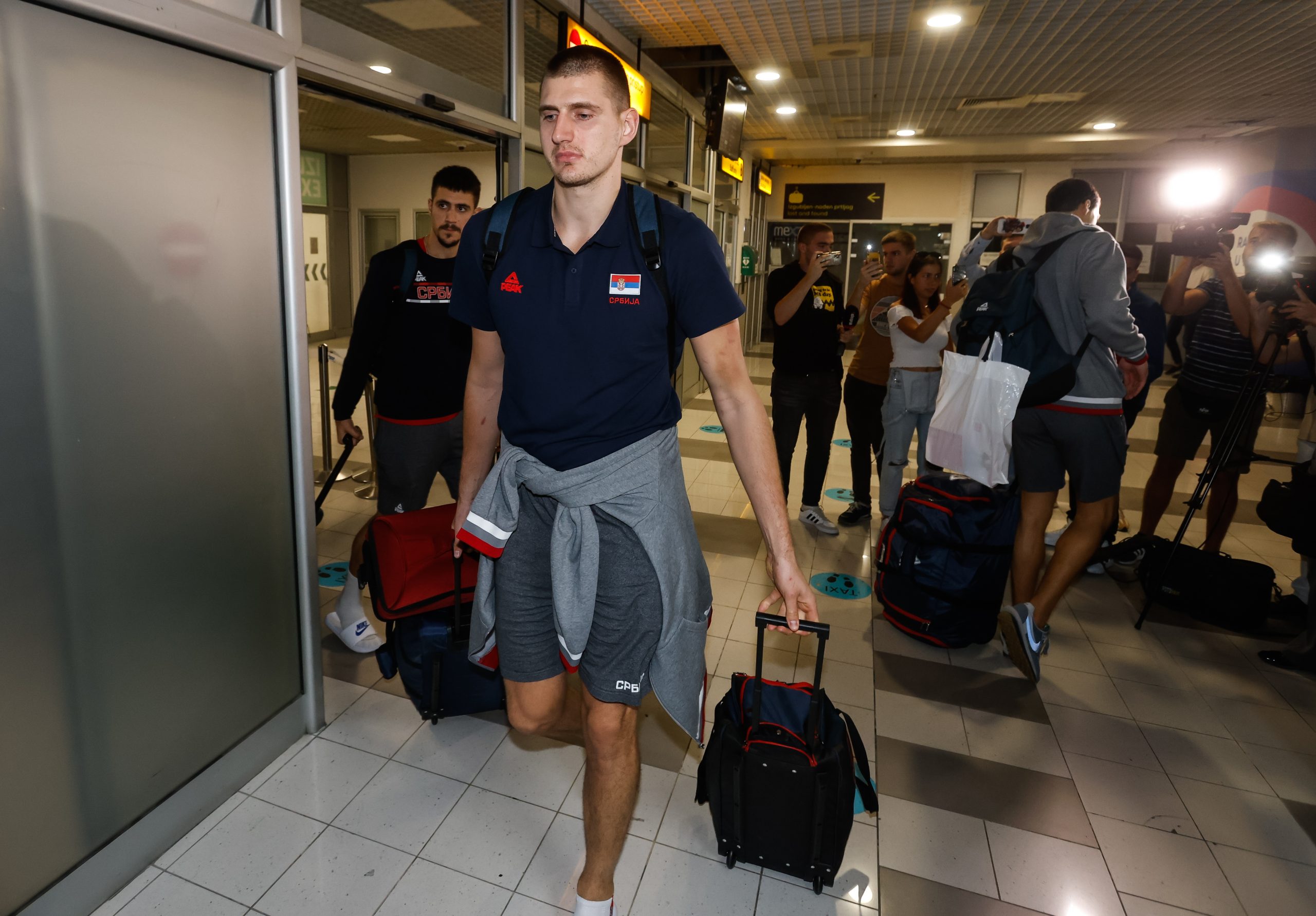 Kosarkaska reprezentacija Srbije povratak sa EURO Basket 2022 on September  12, 2022 in Belgrade, Serbia. (Photo by Srdjan Stevanovic/Starsport.rs ©)