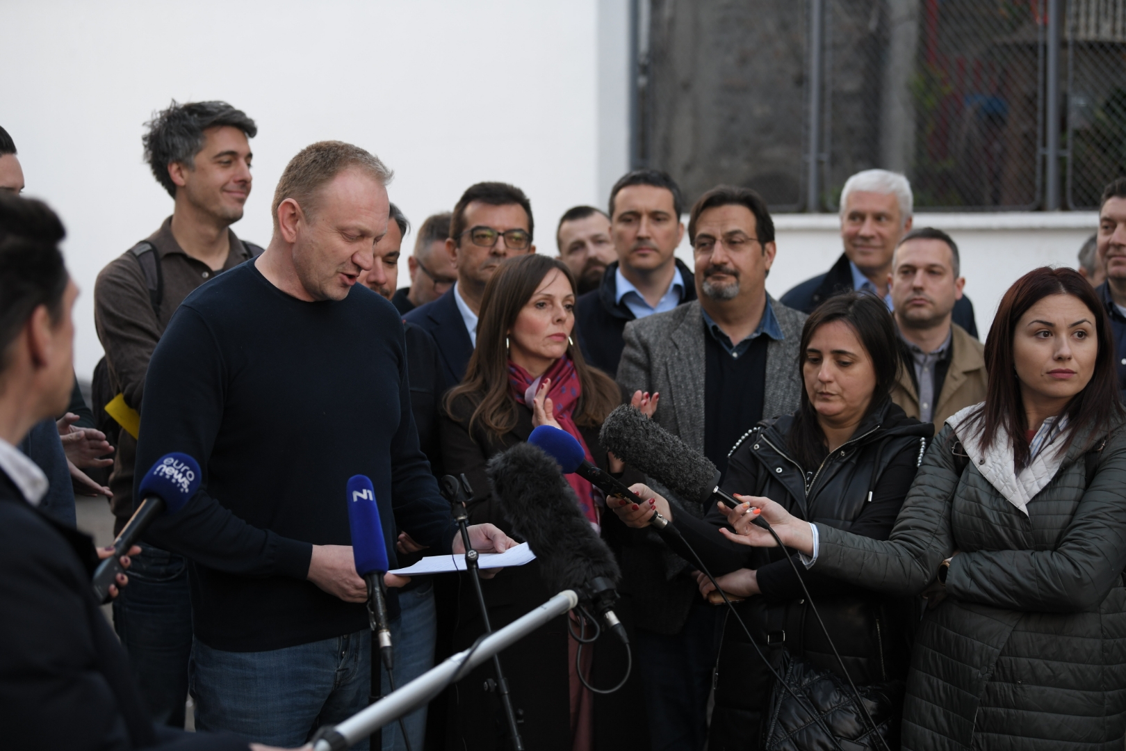 Beograd 05.04.2022. Sastanak opozicije posle izbora, konferencija za novinare, kzn Foto: Dragan Mujan/Nova.rs