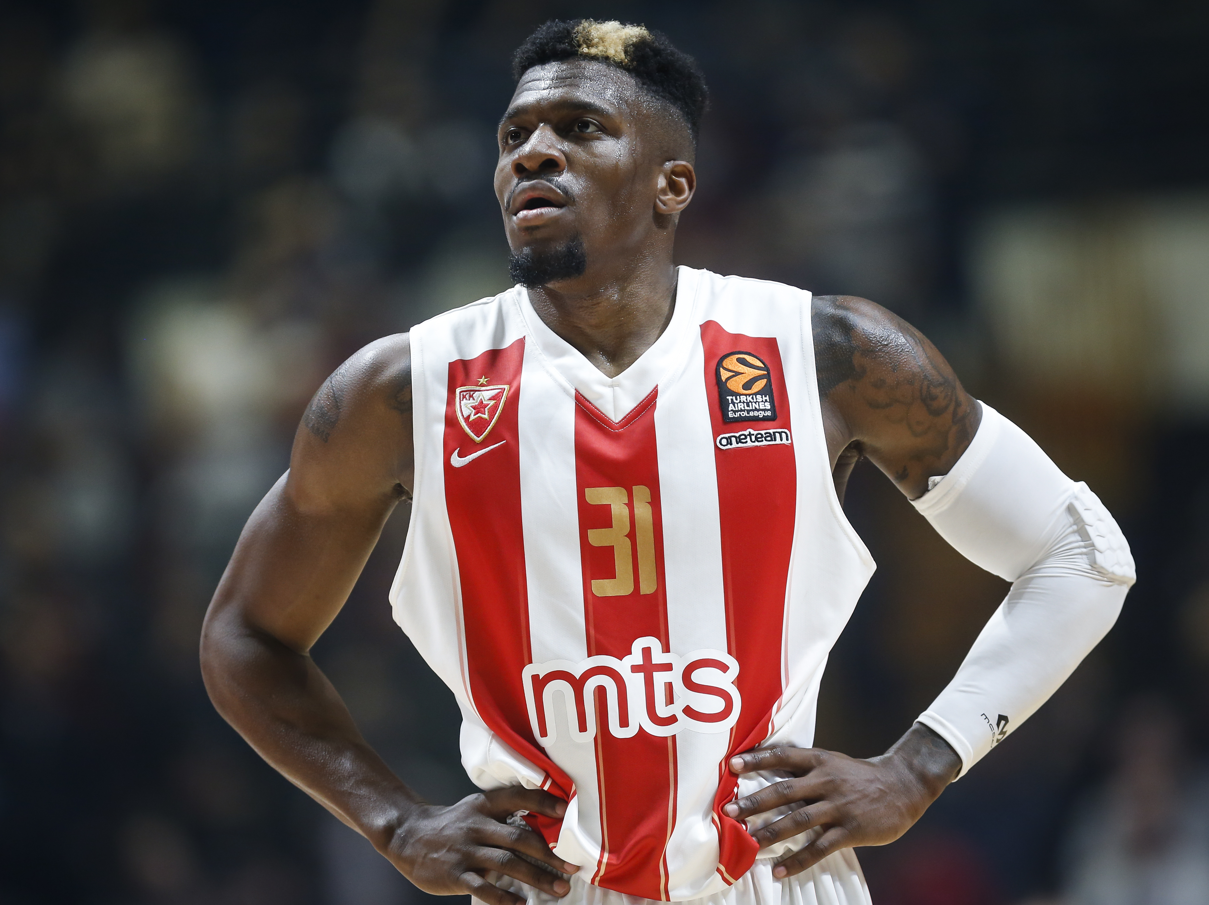 Kosarka Euroleague season 2017-2018
Crvena Zvezda v Olympiacos Athens
Dylan Ennis
Beograd, 26.01.2018.
foto: Srdjan Stevanovic/Starsportphoto ©