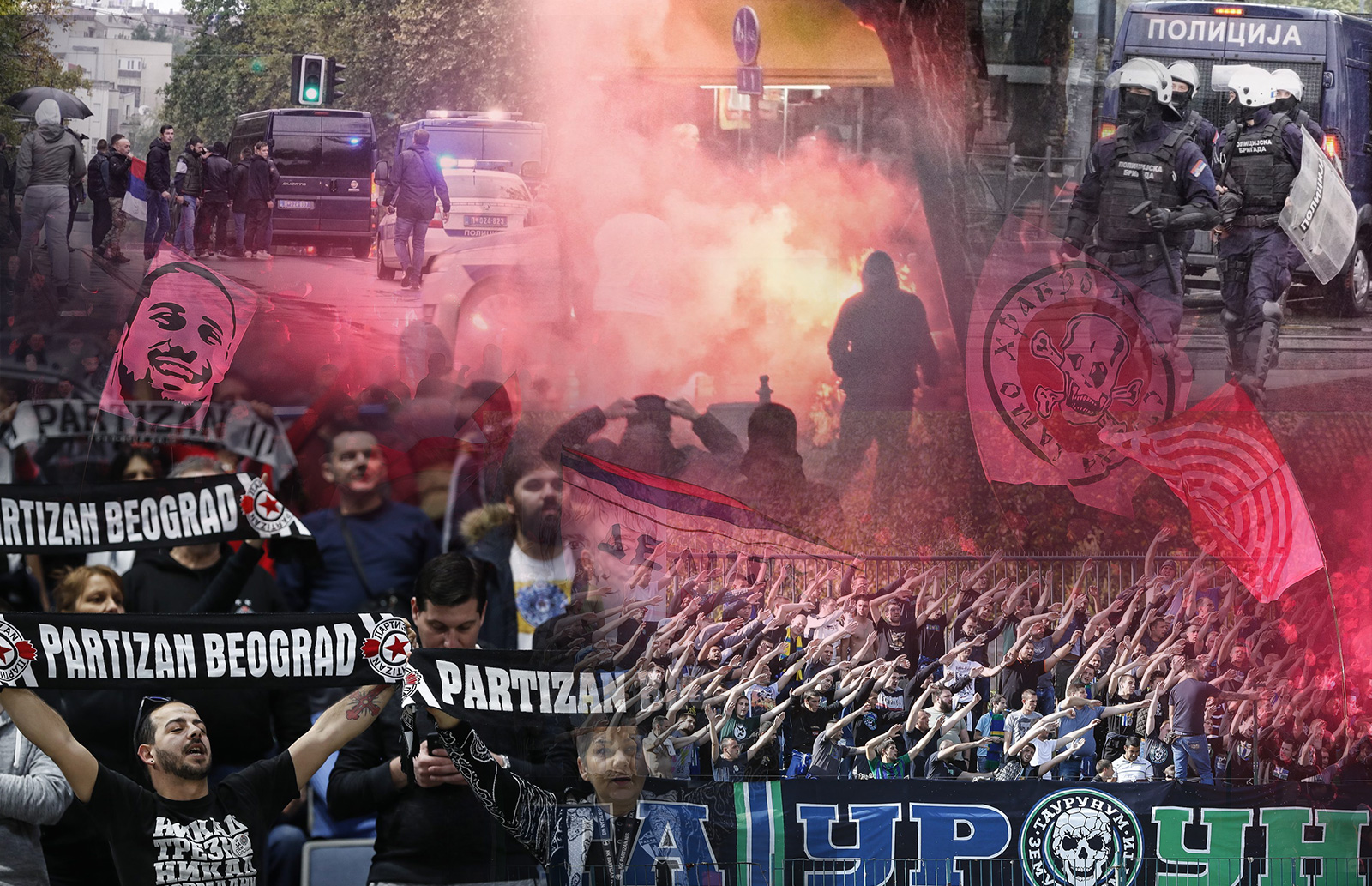 Navijači, delije, partizan, zemun(taurunum bojsi) i neredi za vikend u Bgu