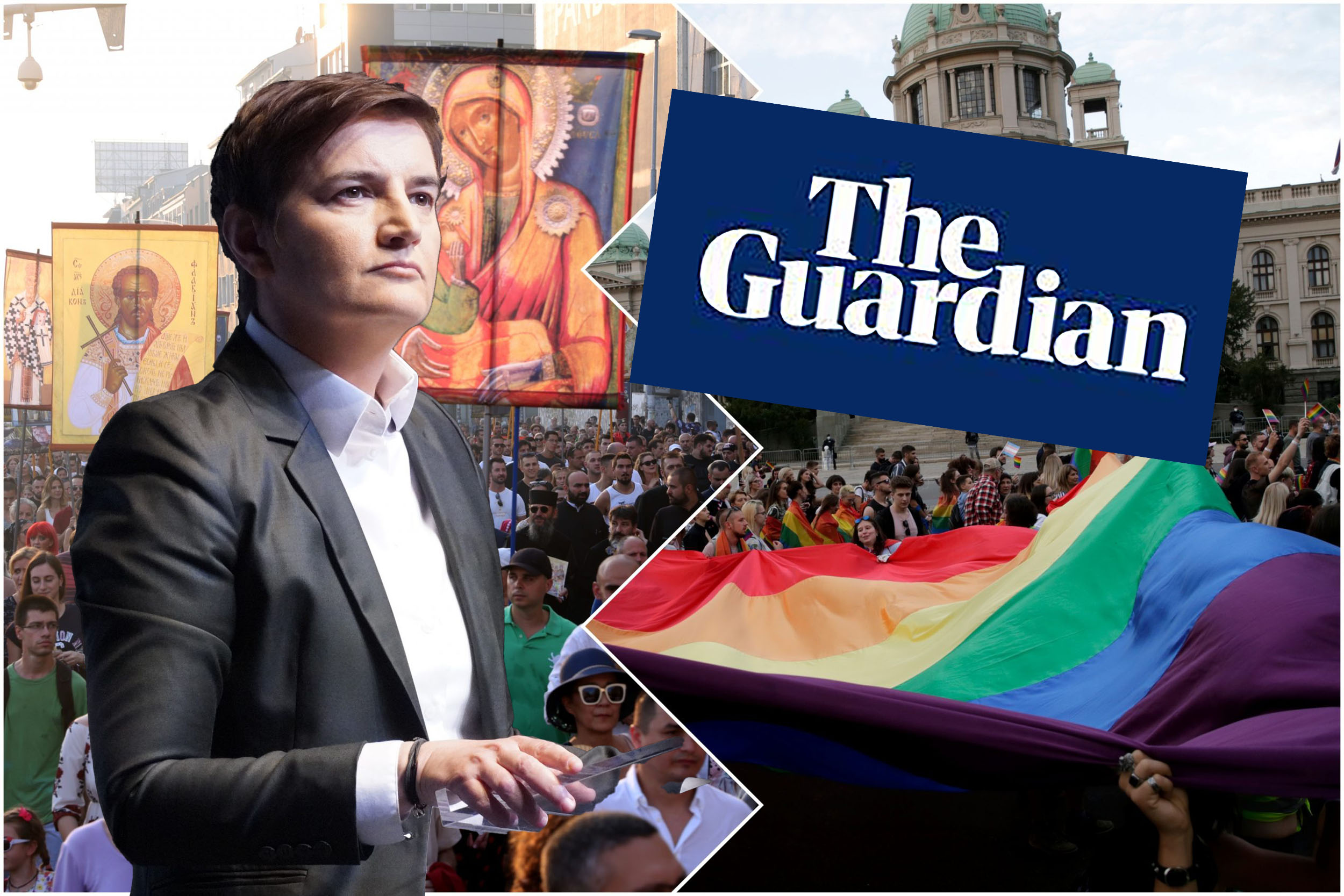 Brnabic litije, the guardian